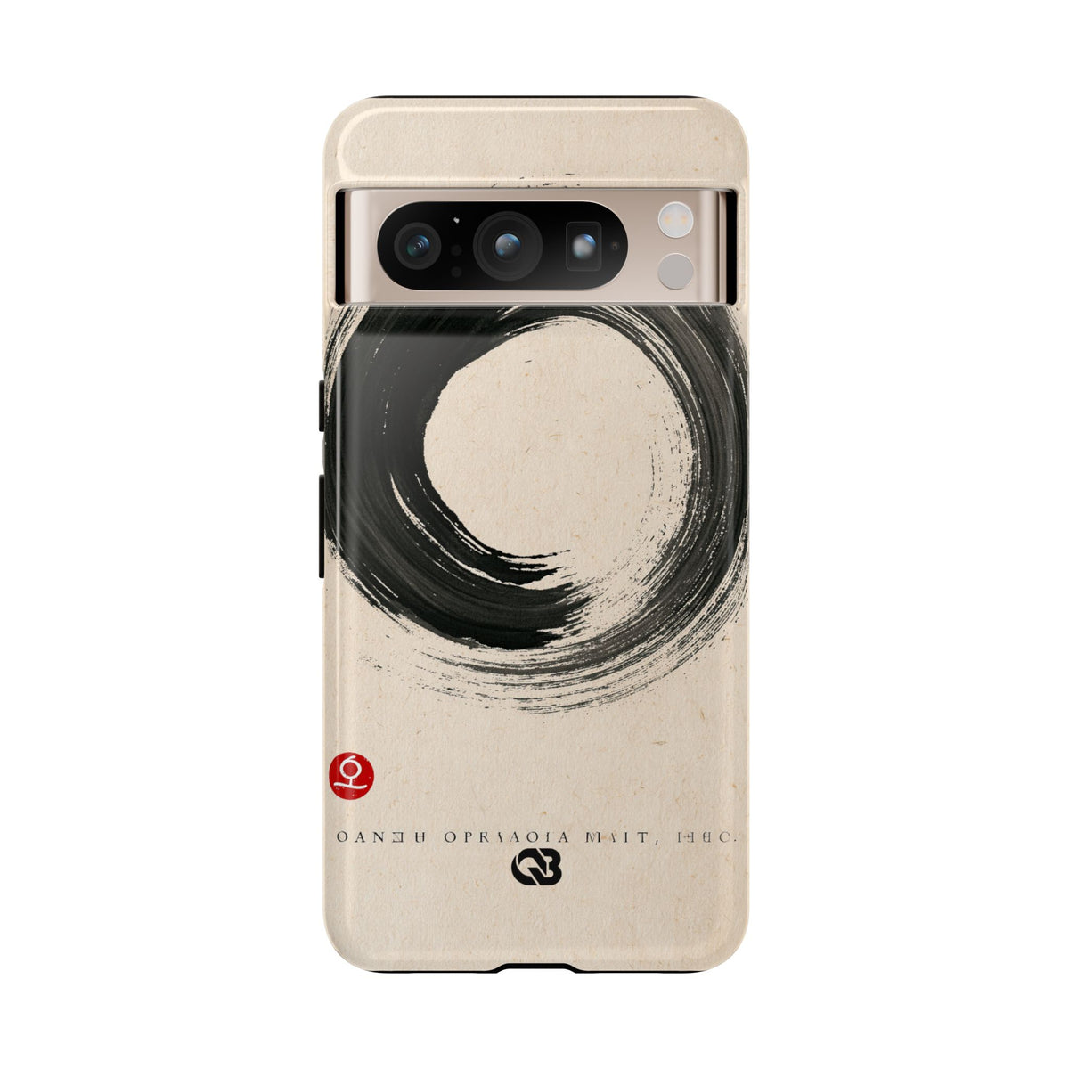 Zen Ensō Circle · Tough Phone Case for Pixel · Beige