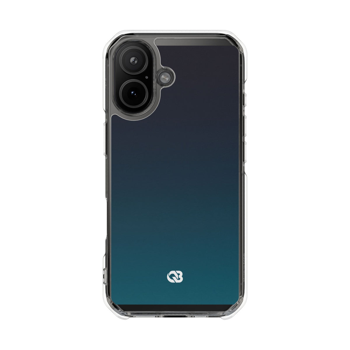 Abyssal Midnight · Clear Impact Magnetic Phone Case for iPhone · Blue
