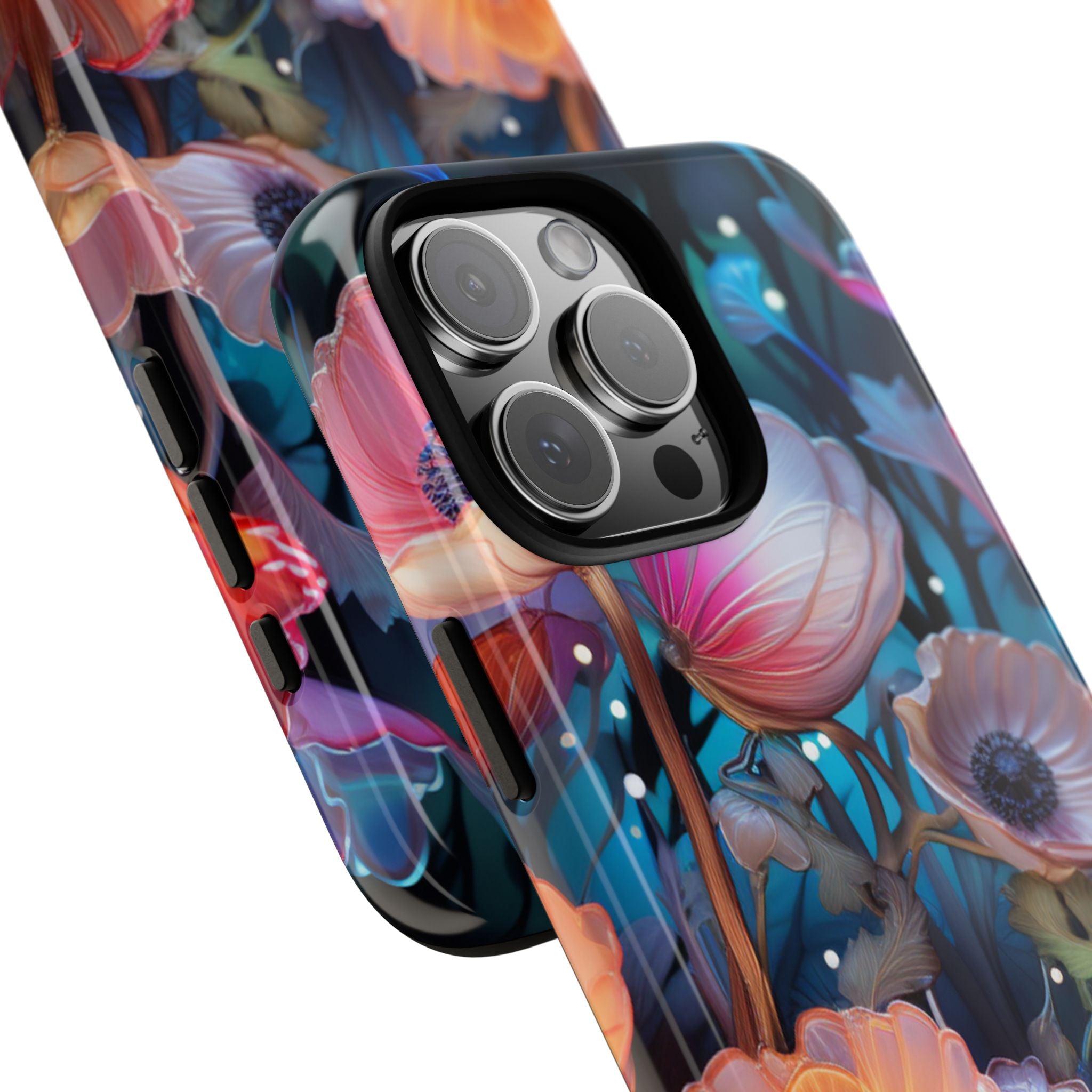 Luminous Poppy Glade · Tough Hoesje voor iPhone