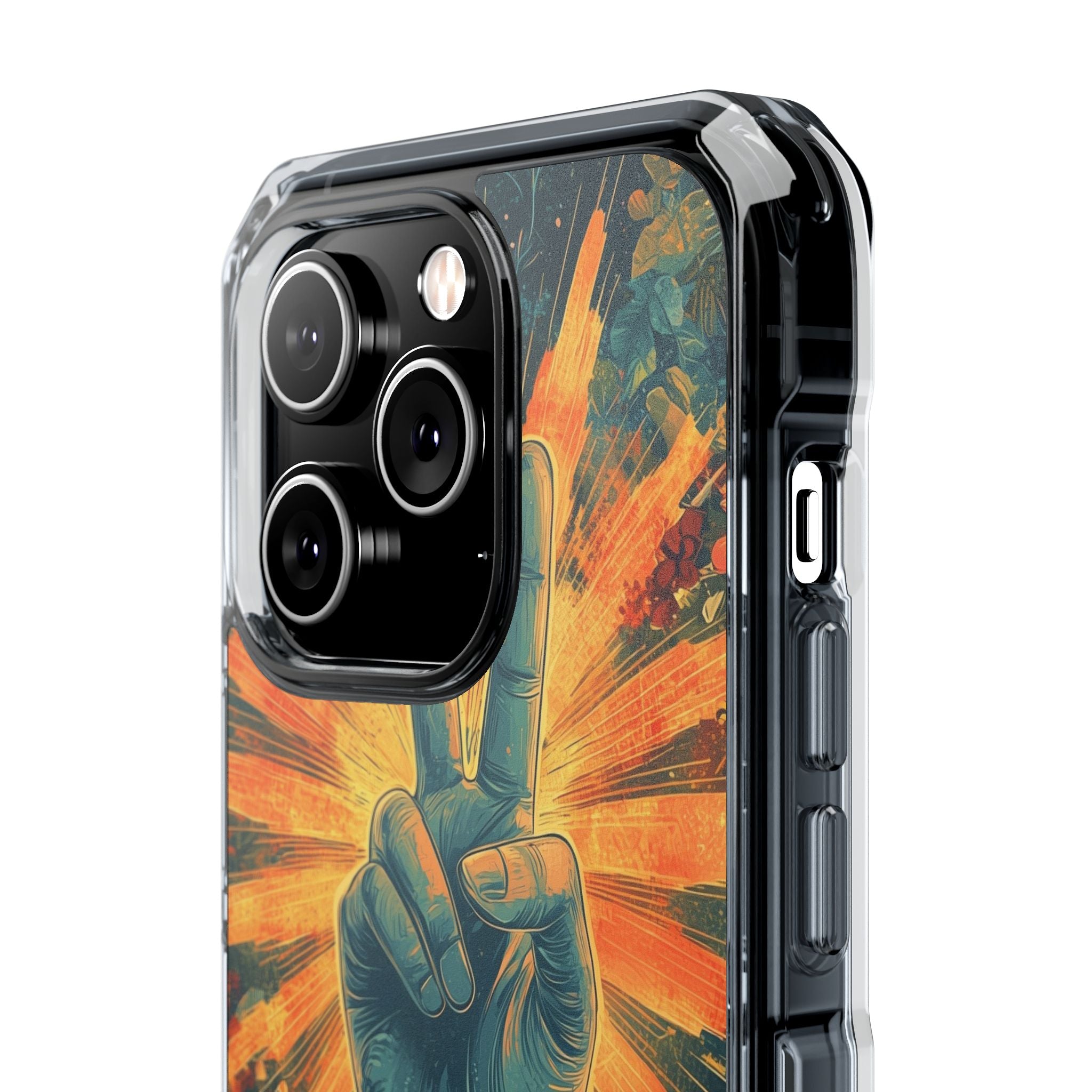 Radiant Peace Bloom · Impact etui na telefon dla iPhone · MagSafe