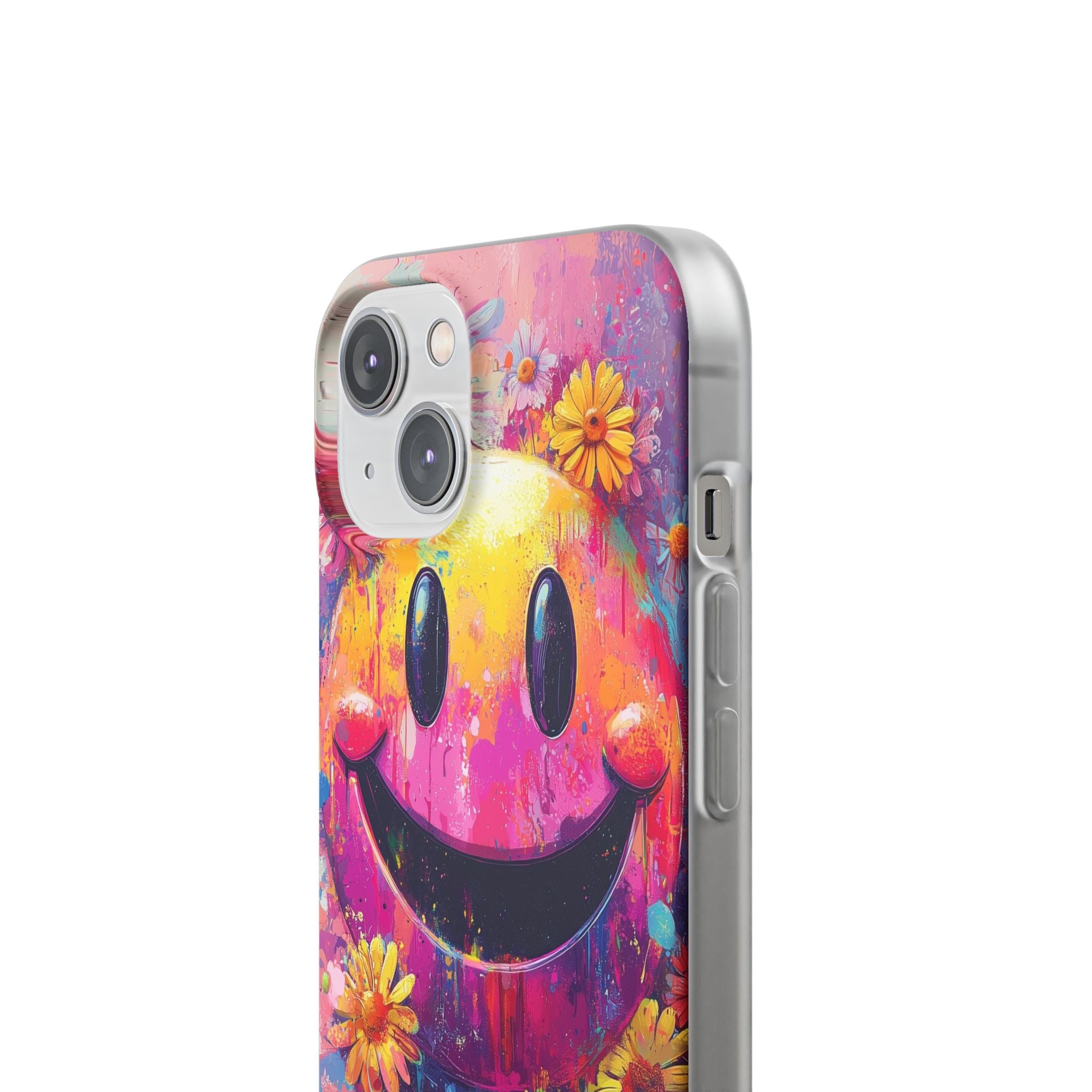Smiley Bloom iPhone 14 Case - Soft