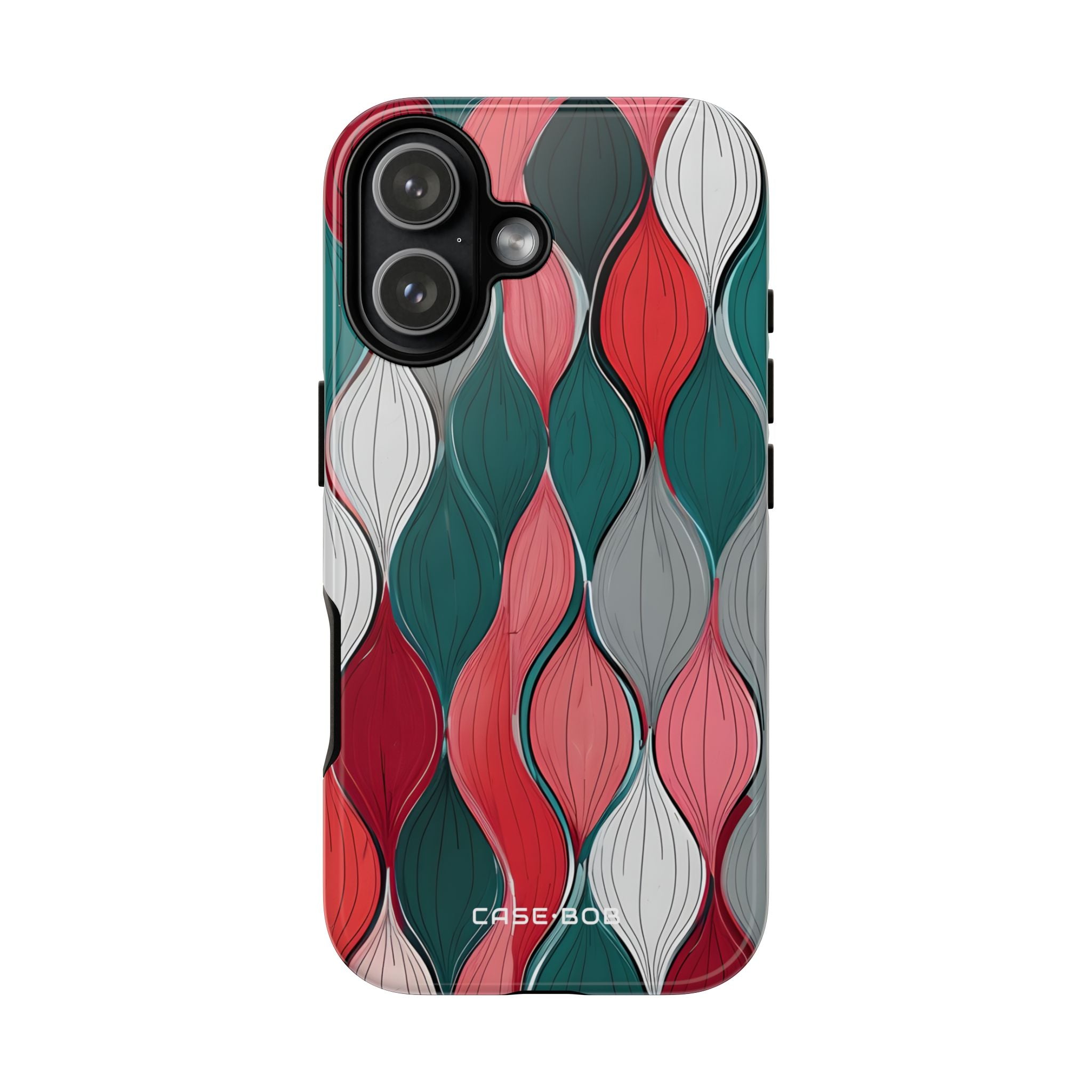 Leaf Cascade Teal iPhone 17 Case - Tough - CASE•BOB