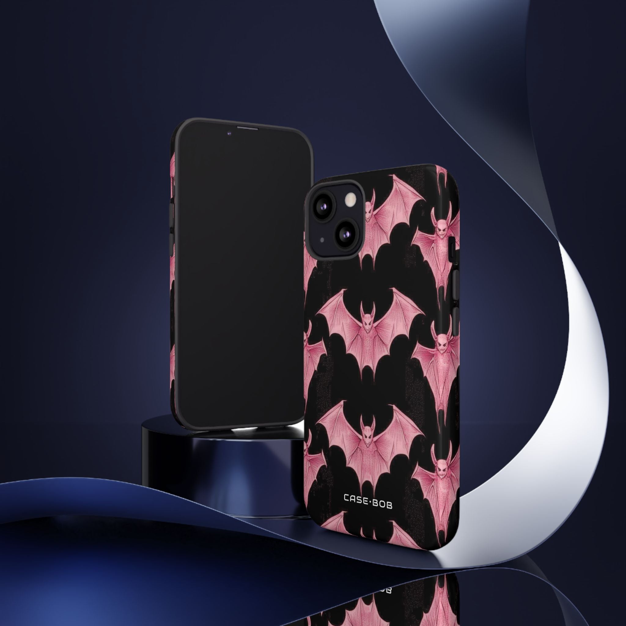 Pink Batwave iPhone 13 Case - Tough