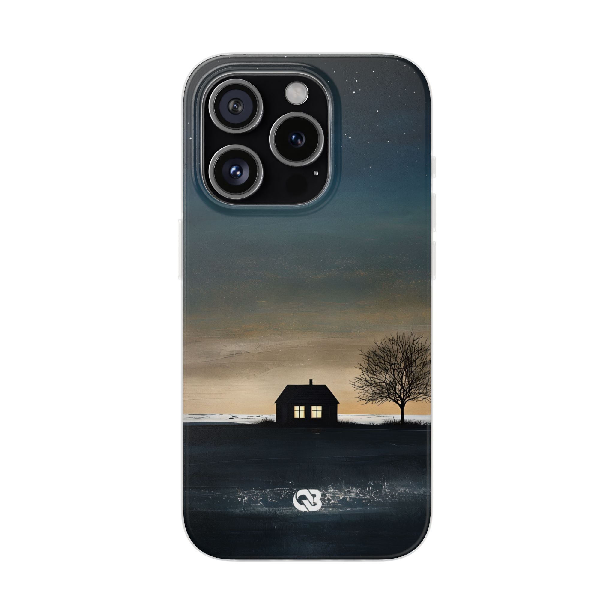 Midnight Cabin Glow · Soft Phone Case for iPhone