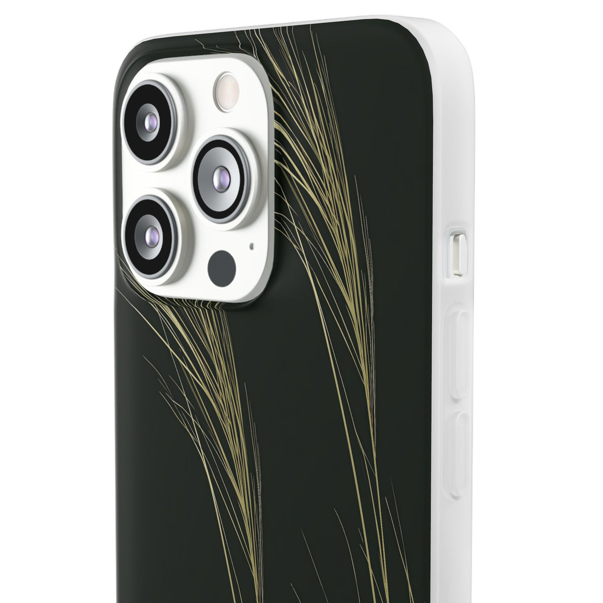 Golden Whispering Reeds · Lite Phone Case for iPhone · Green
