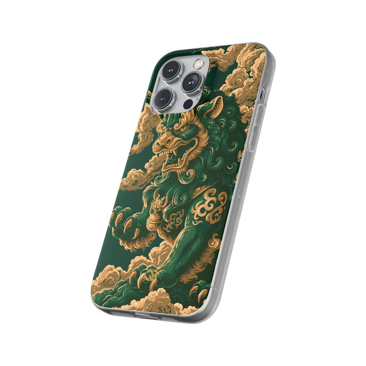 Imperial Guardian Lion · Lite Phone Case for iPhone · Green