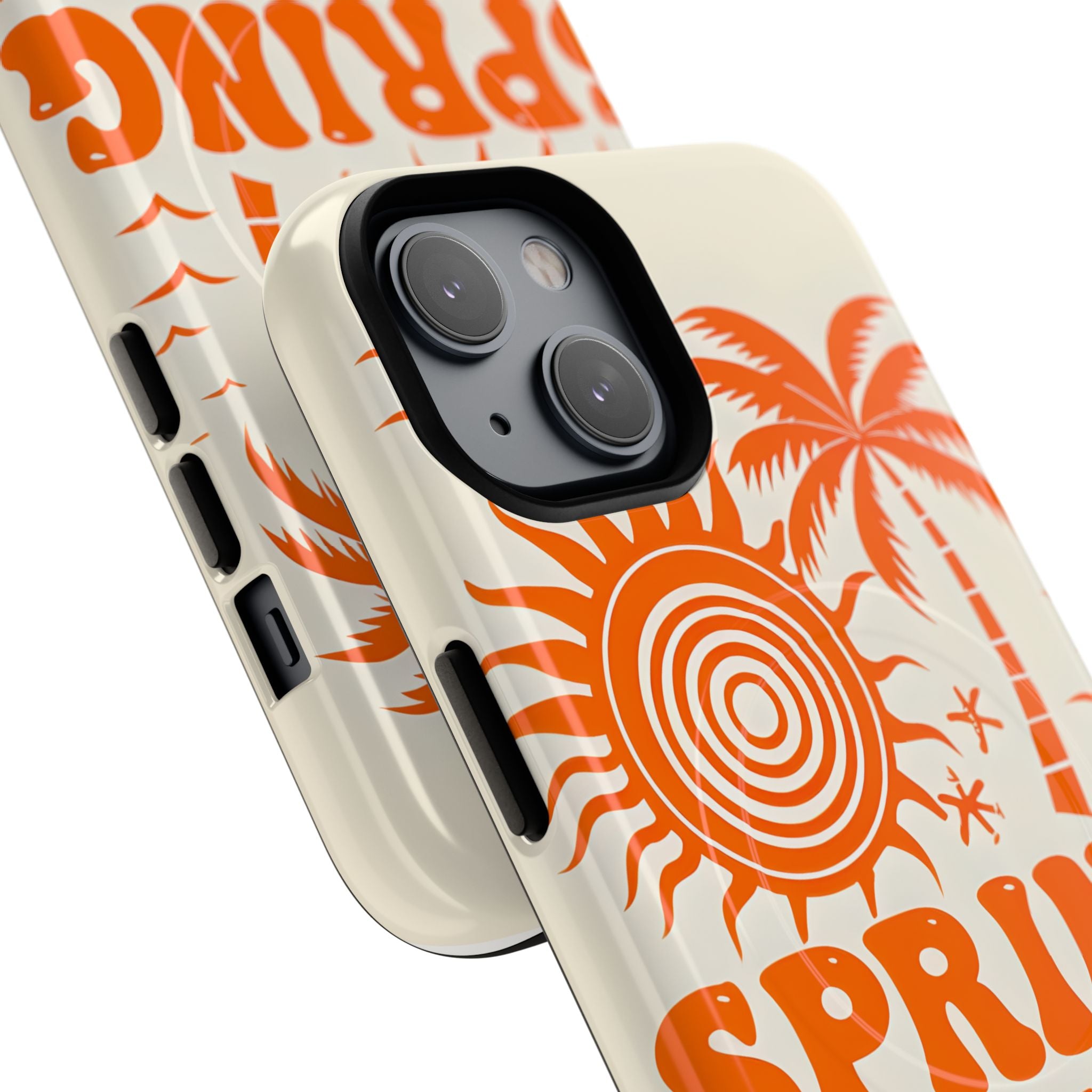 Retro Orange Tide · Tough+ Capa para iPhone · Magsafe