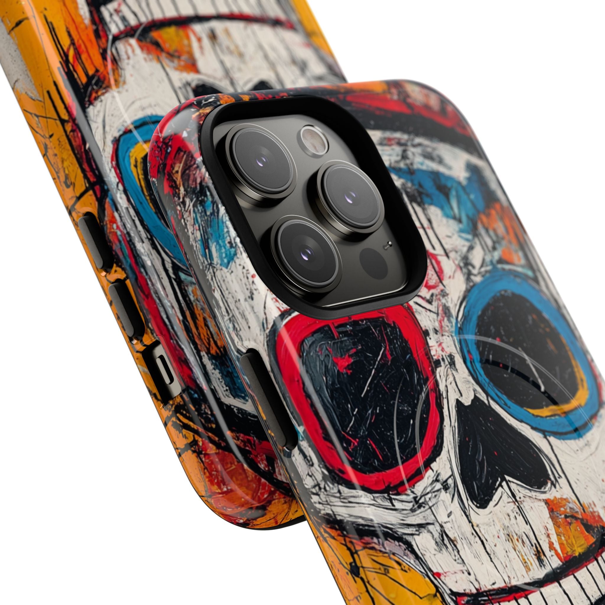 Vivid Graffiti Skull · Tough+ Handyhülle für iPhone · Magsafe