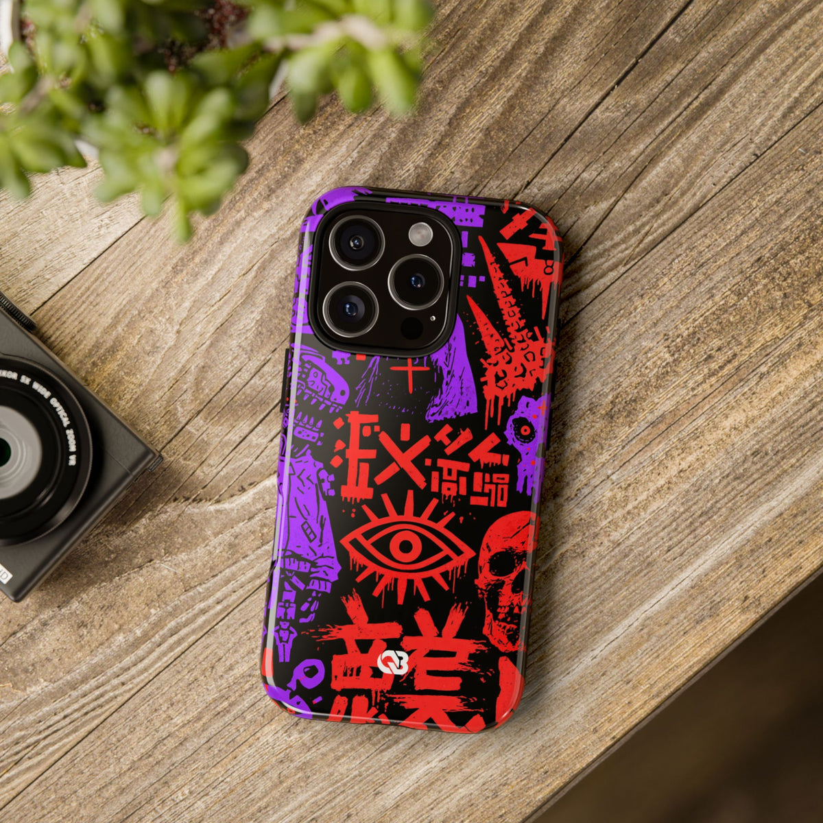 Underground Cyber Glyphs · Tough Phone Case for iPhone · Black