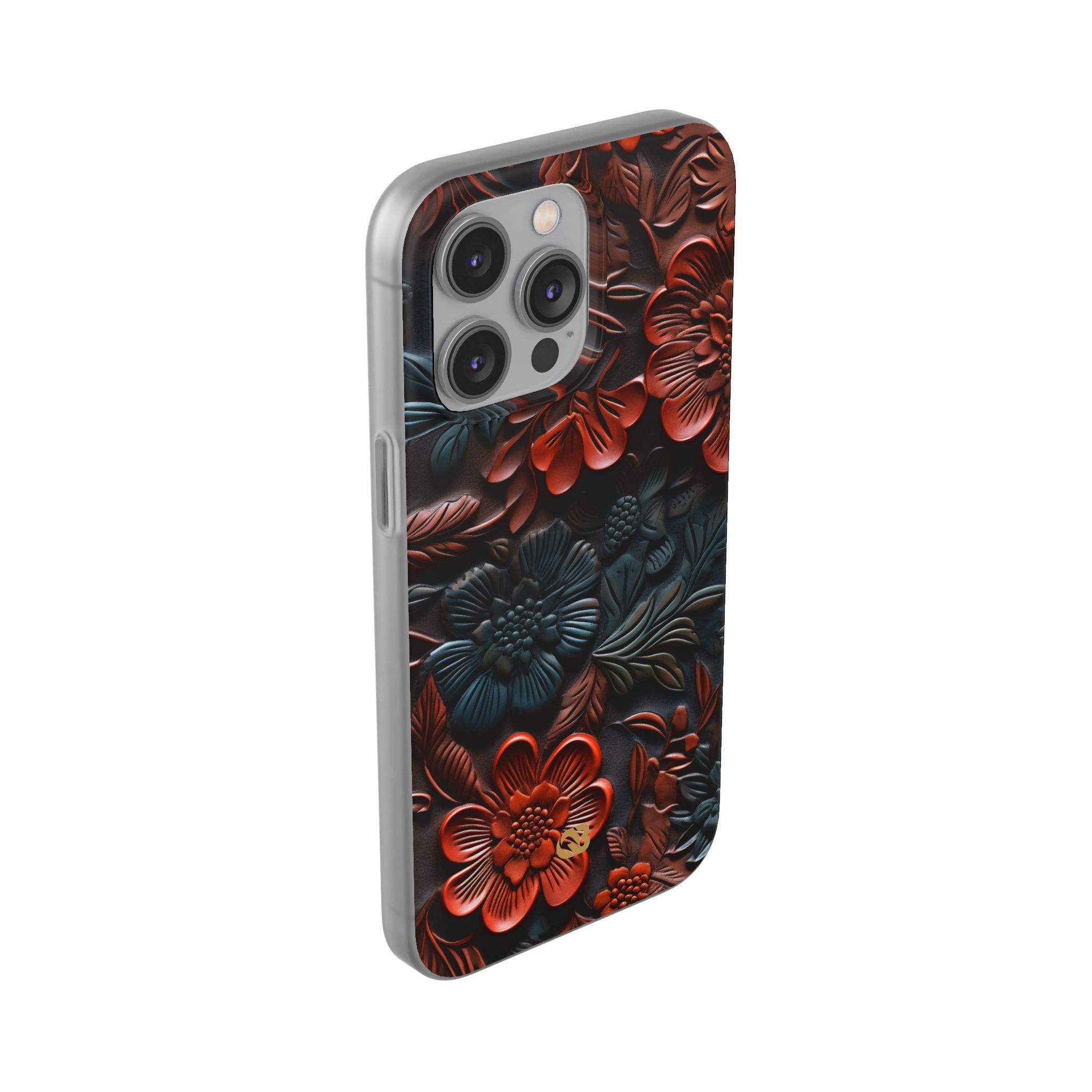 Carved Earth Bloom · Soft Phone Case for iPhone