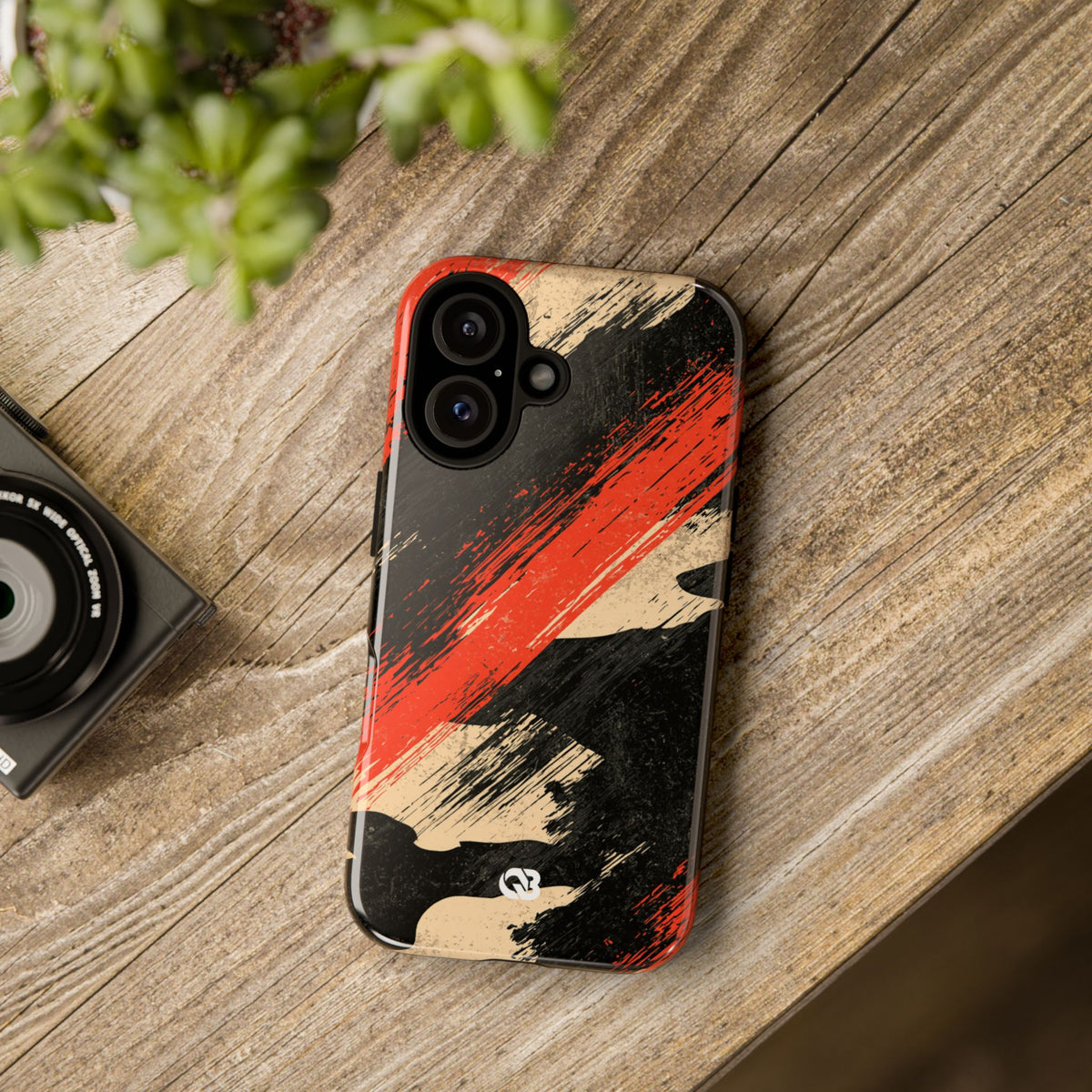 Urban Slash Camo · Tough Phone Case for iPhone · Black