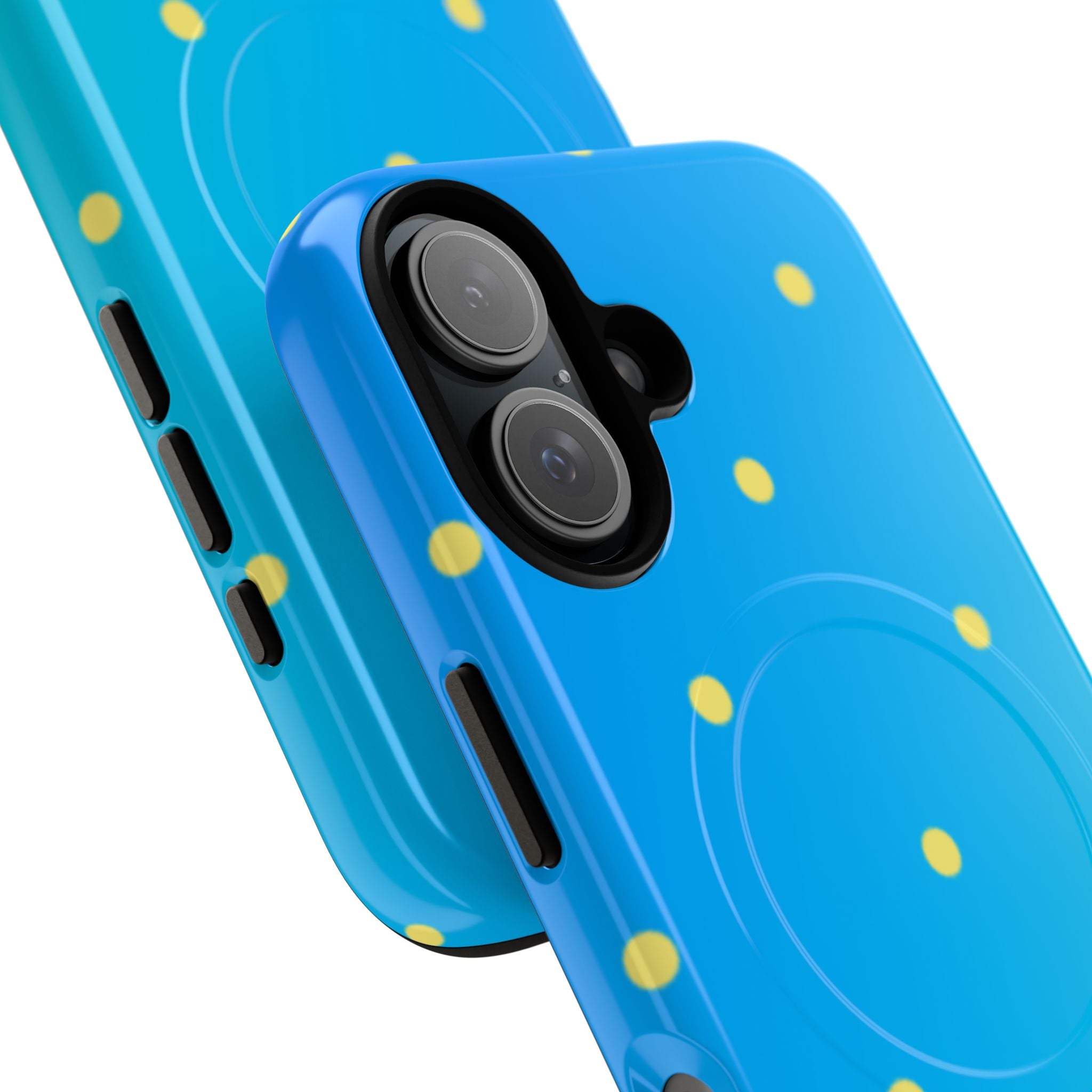 Cyan Sun Dots · Tough+ Phone Case for iPhone · Magsafe