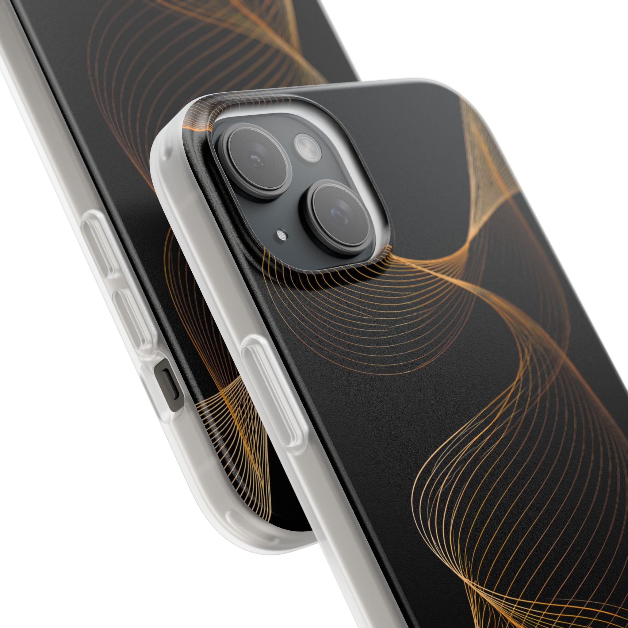 Gold Lite Phone Case for iPhone - Burnished Bronze Helix