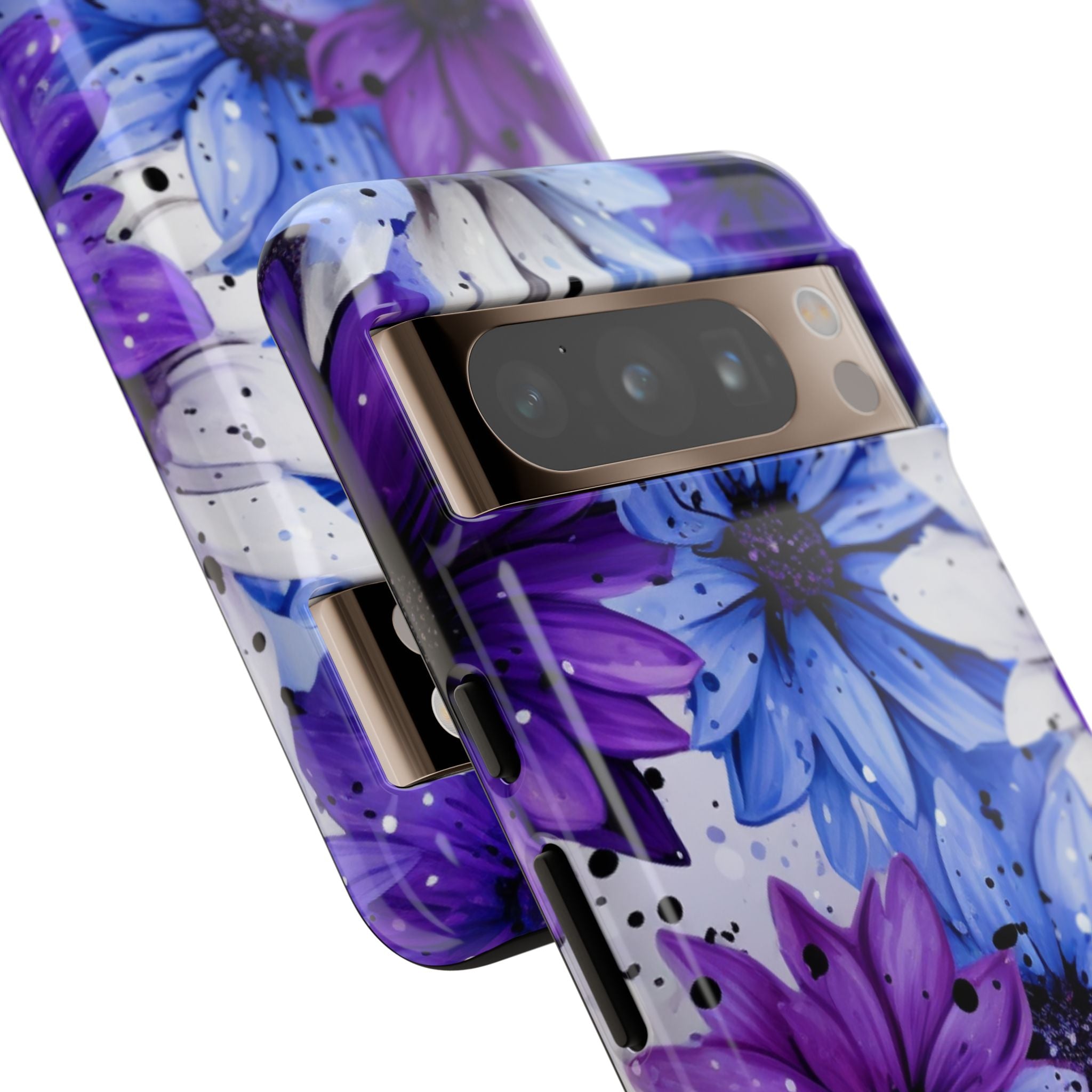 Ink Splatter Blooms · Tough Phone Case for Google Pixel