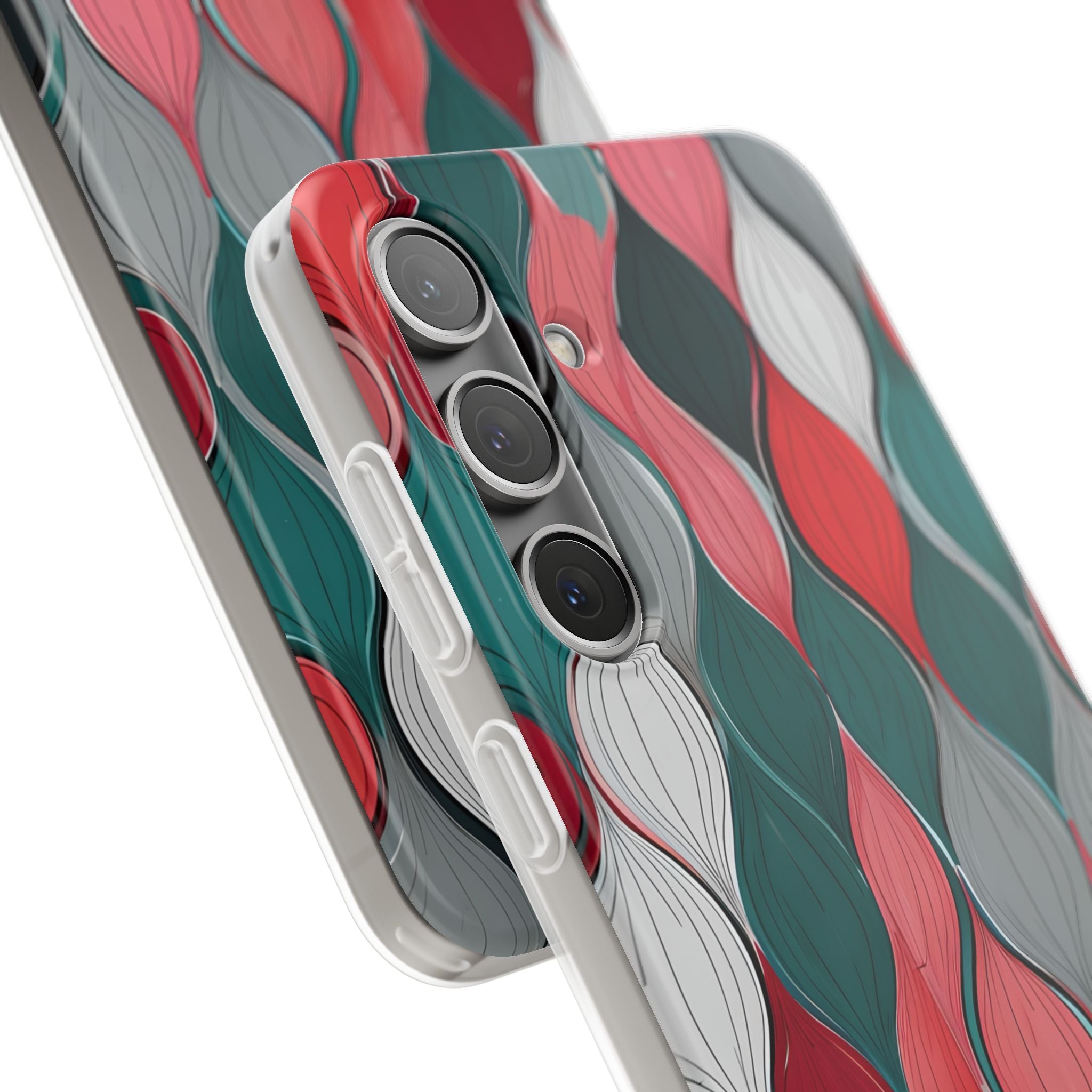 Slate Rose Ripple · Soft Phone Case for Samsung