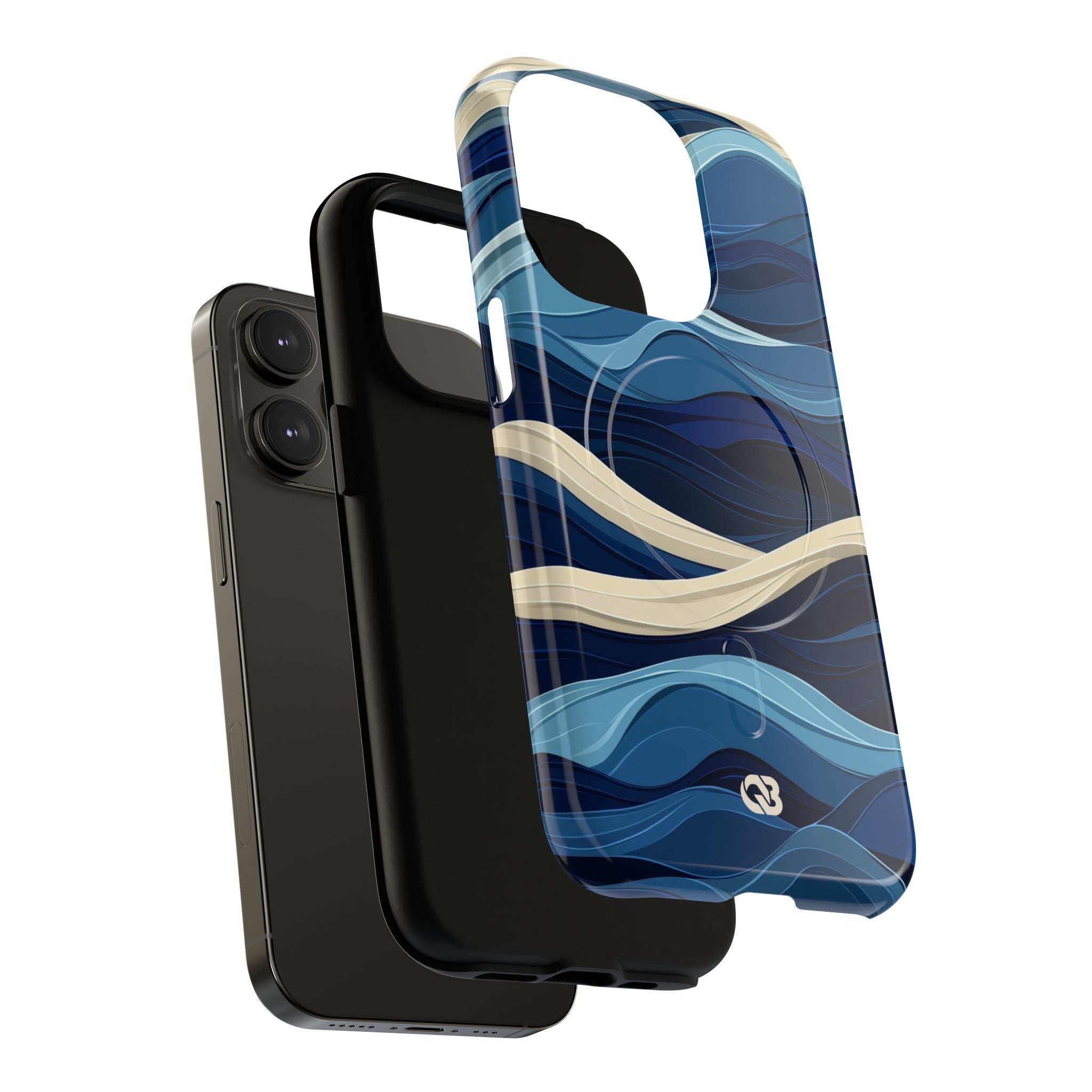 Cobalt Coast Layers · Tough+ Phone Case for iPhone · Magsafe