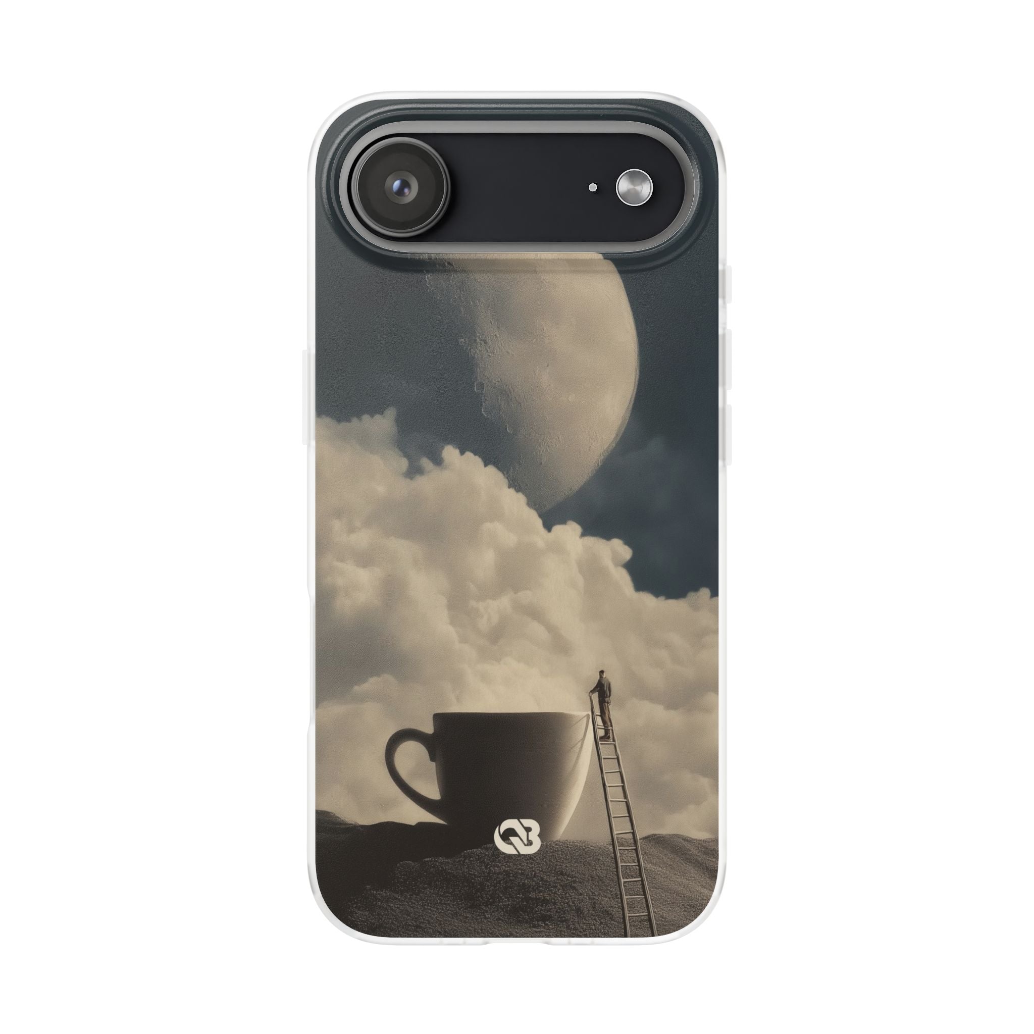 Midnight Brew Moon · Soft Mobilskal för iPhone