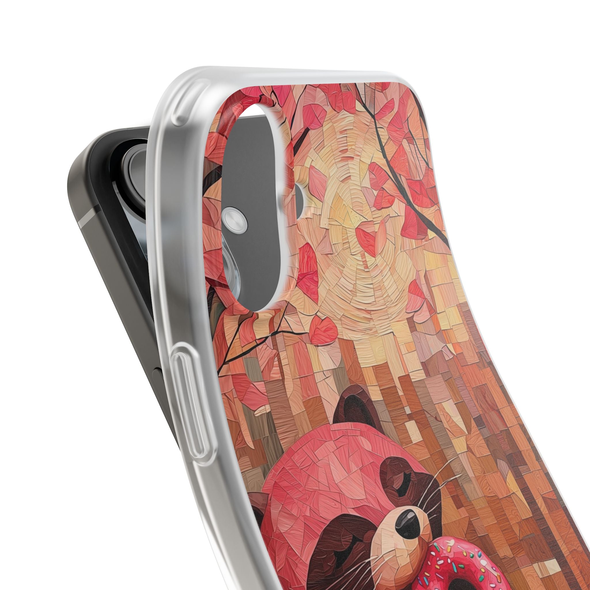 Crimson Donut Bandit · Soft Custodia per iPhone