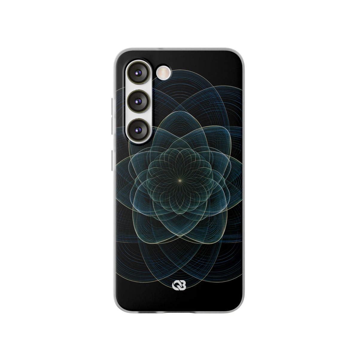 Blue Lite Phone Case for Samsung - Celestial Wireframe Bloom