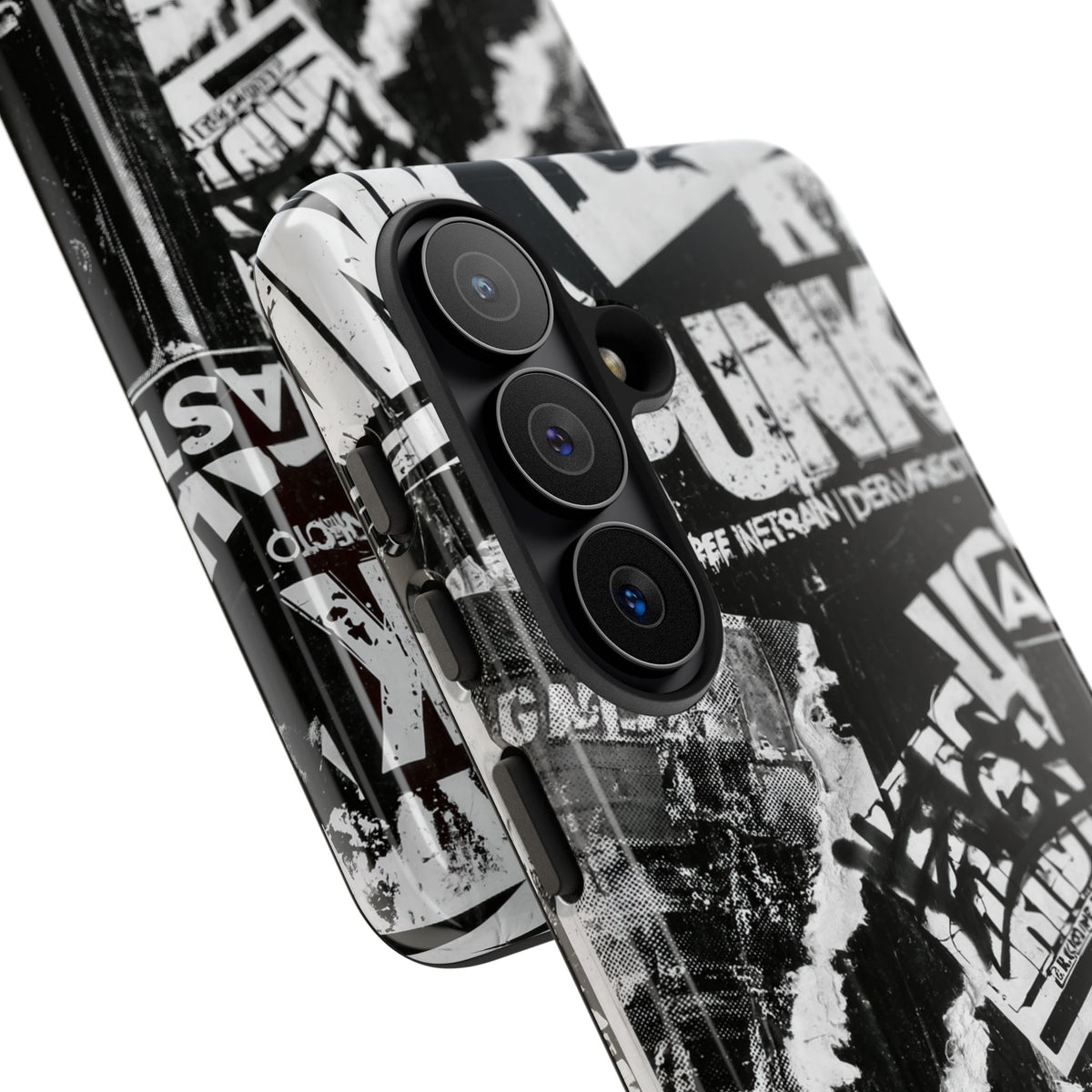 Underground Punk Collage · Tough Phone Case for Samsung · Black