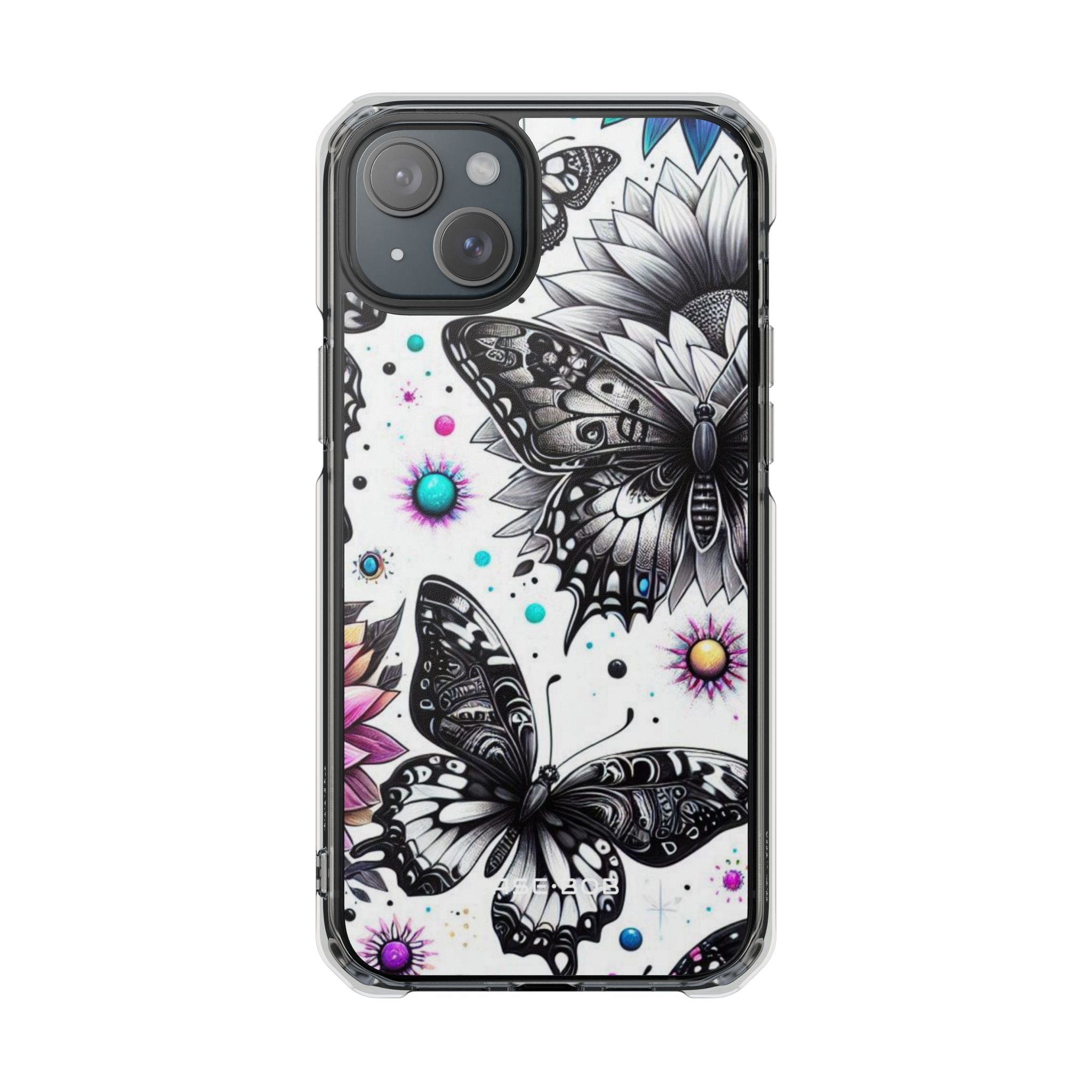 Butterfly Bloom iPhone 15 Plus Cover - Impact
