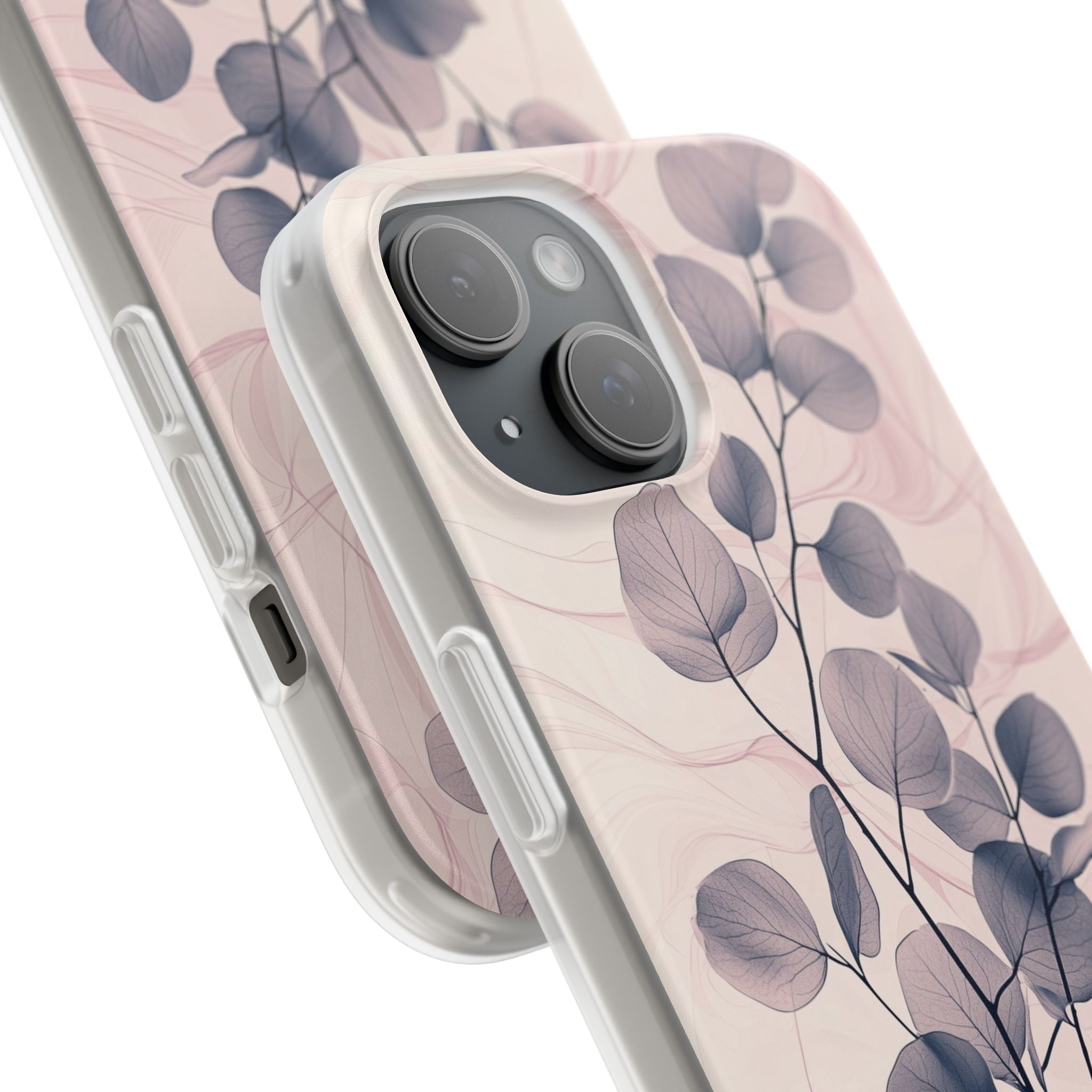 Ethereal Indigo Eucalyptus · Soft Phone Case for iPhone