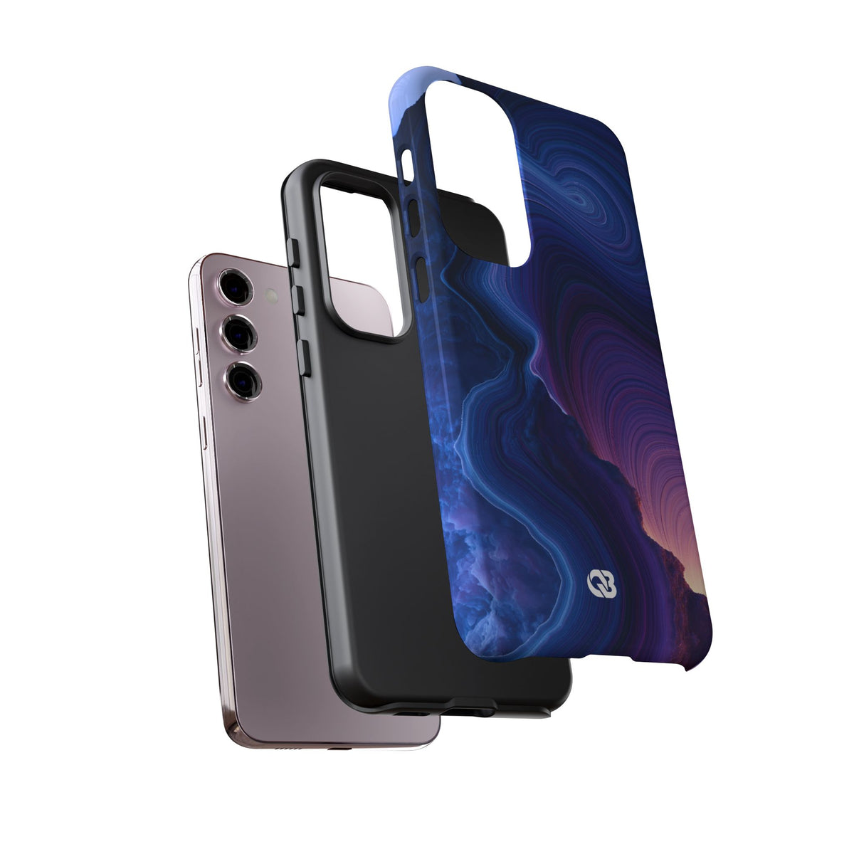 Radiant Strata · Tough Phone Case for Samsung · Blue