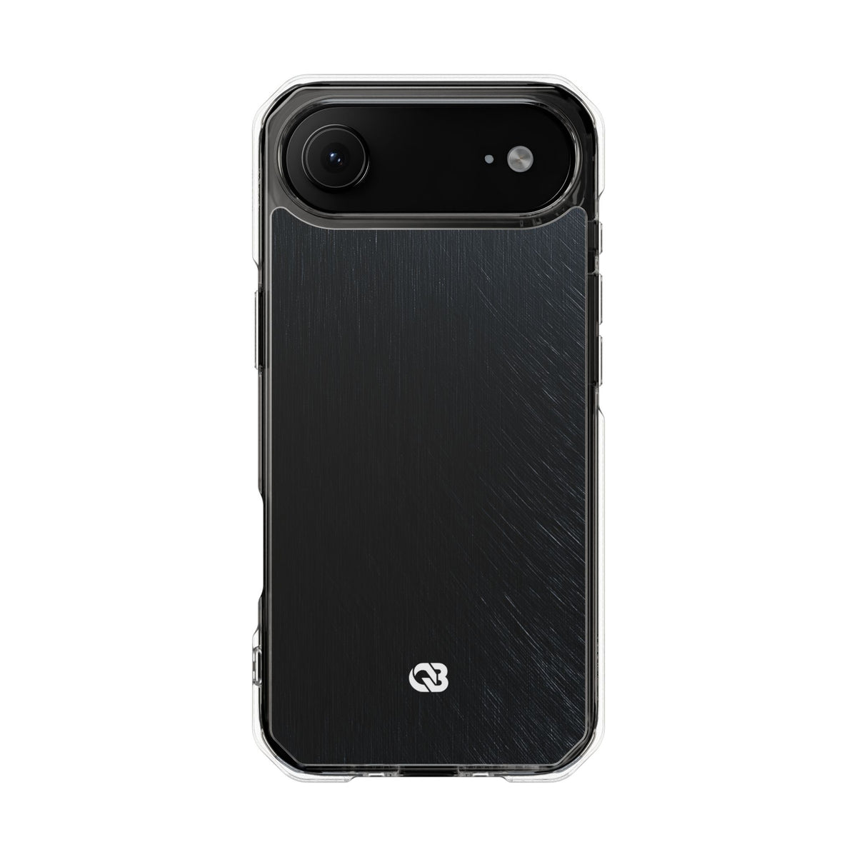 Black Impact MagSafe Phone Case for iPhone - Midnight Brushed Grain