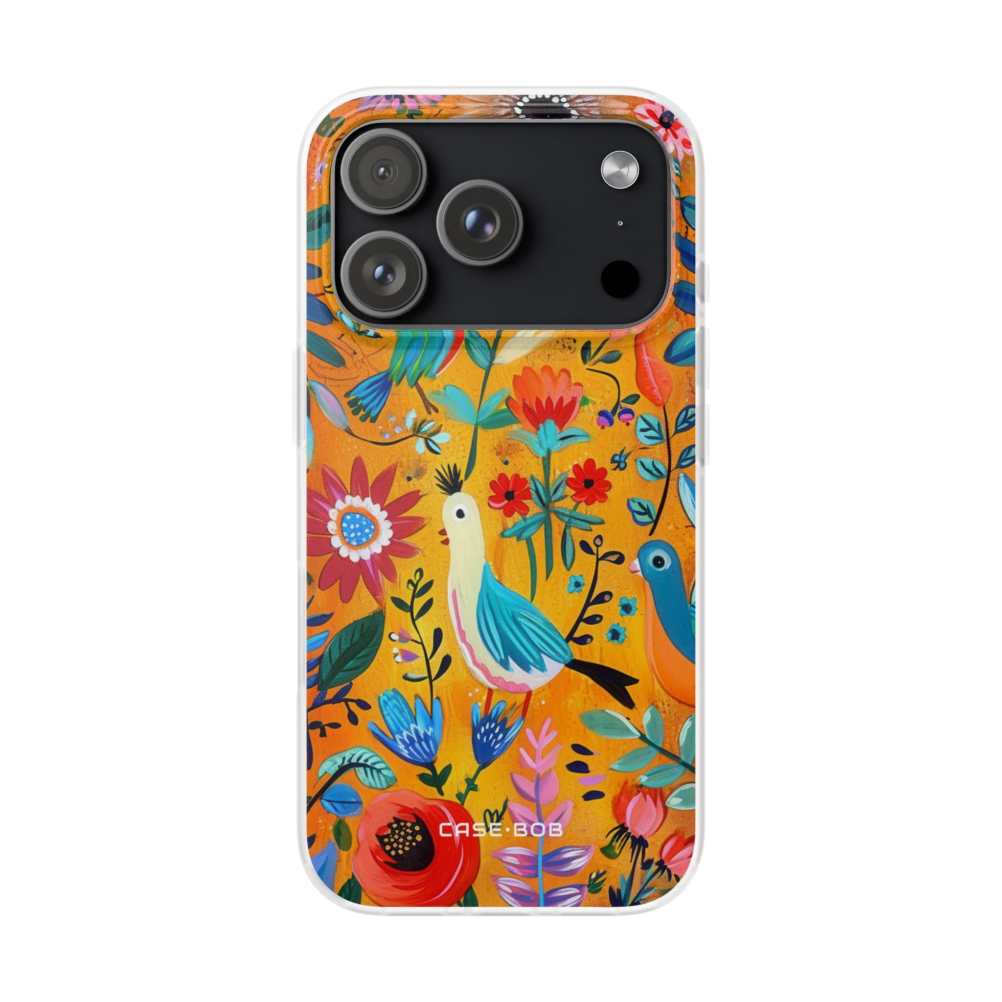 Colorful Birds Bloom iPhone 17 Pro Case - Soft - CASE•BOB
