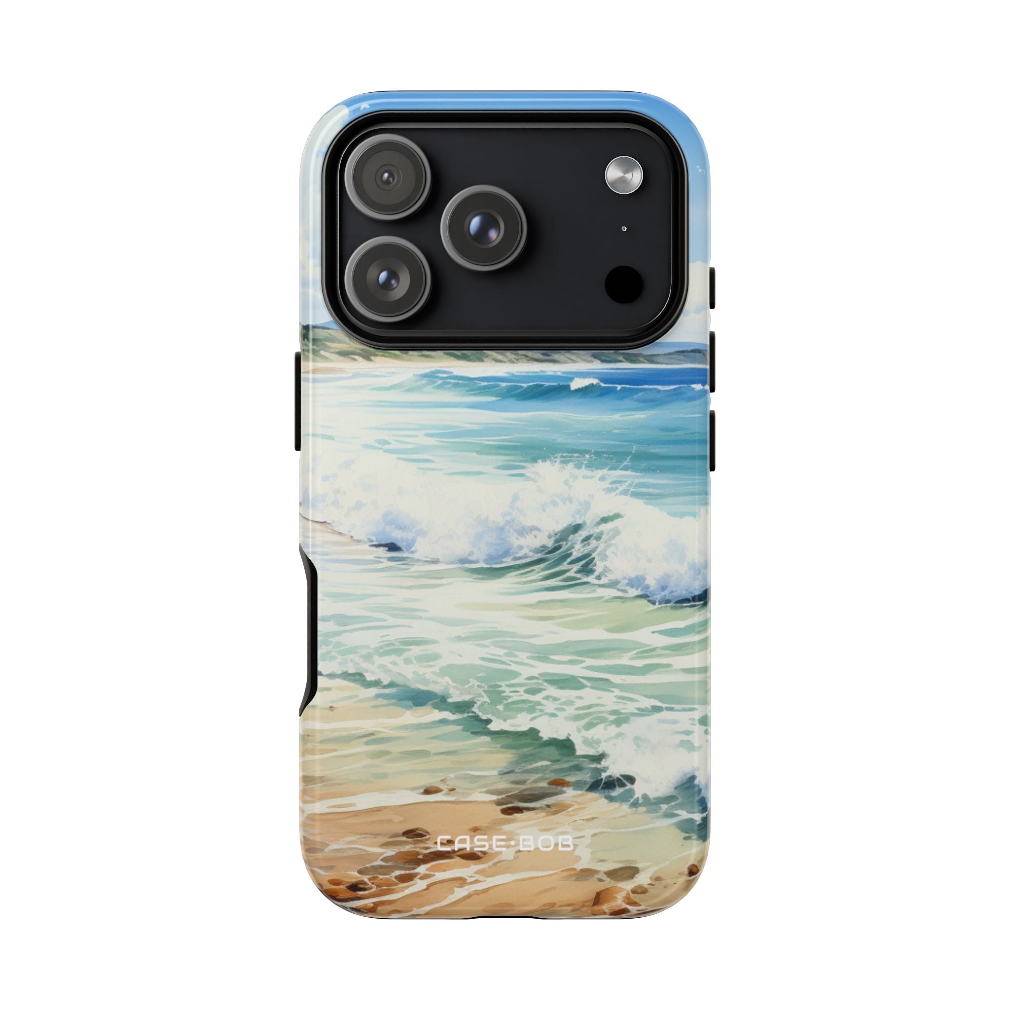 Foamy Wave Breeze iPhone 17 Pro Case - Tough - CASE•BOB