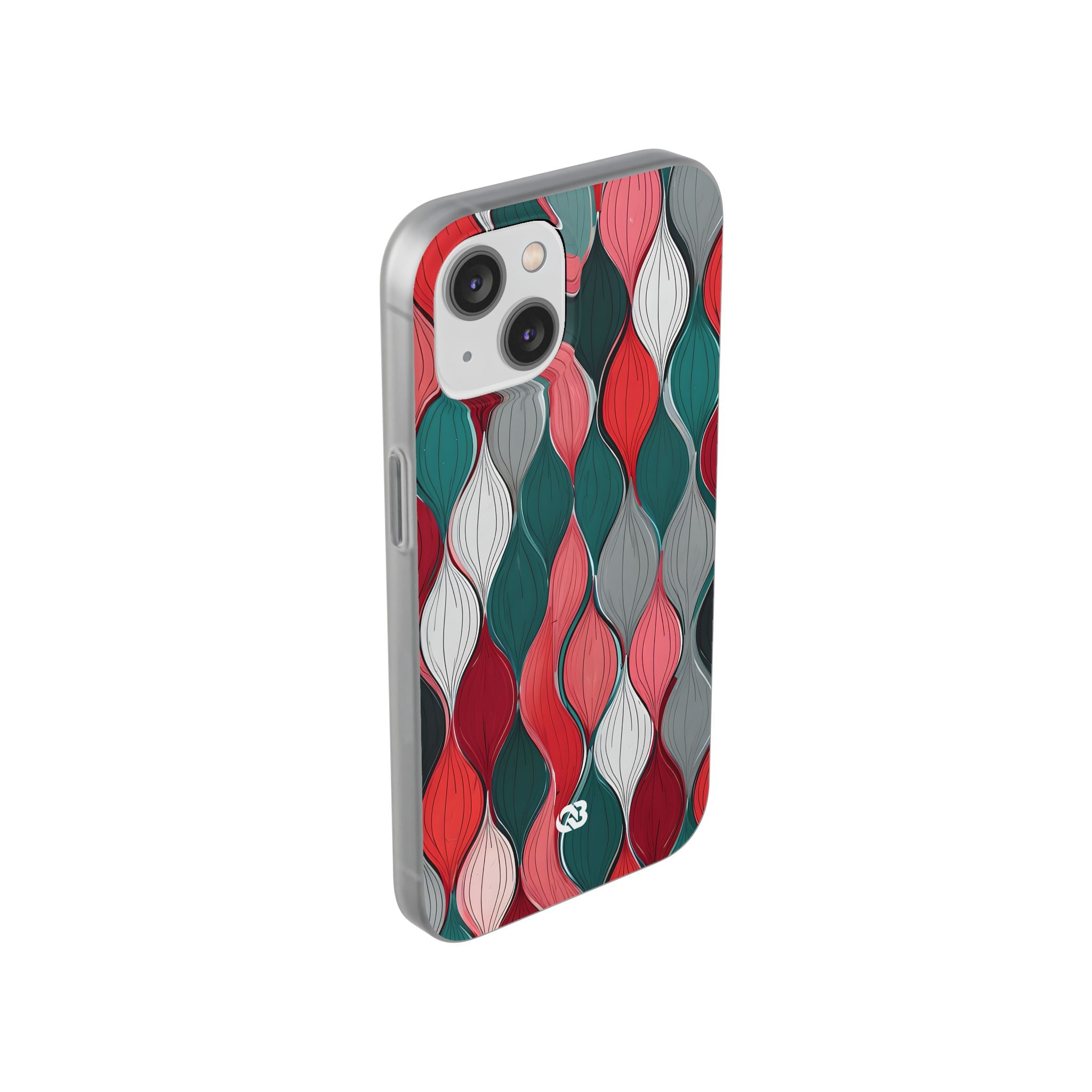 Slate Rose Ripple · Soft Phone Case for iPhone