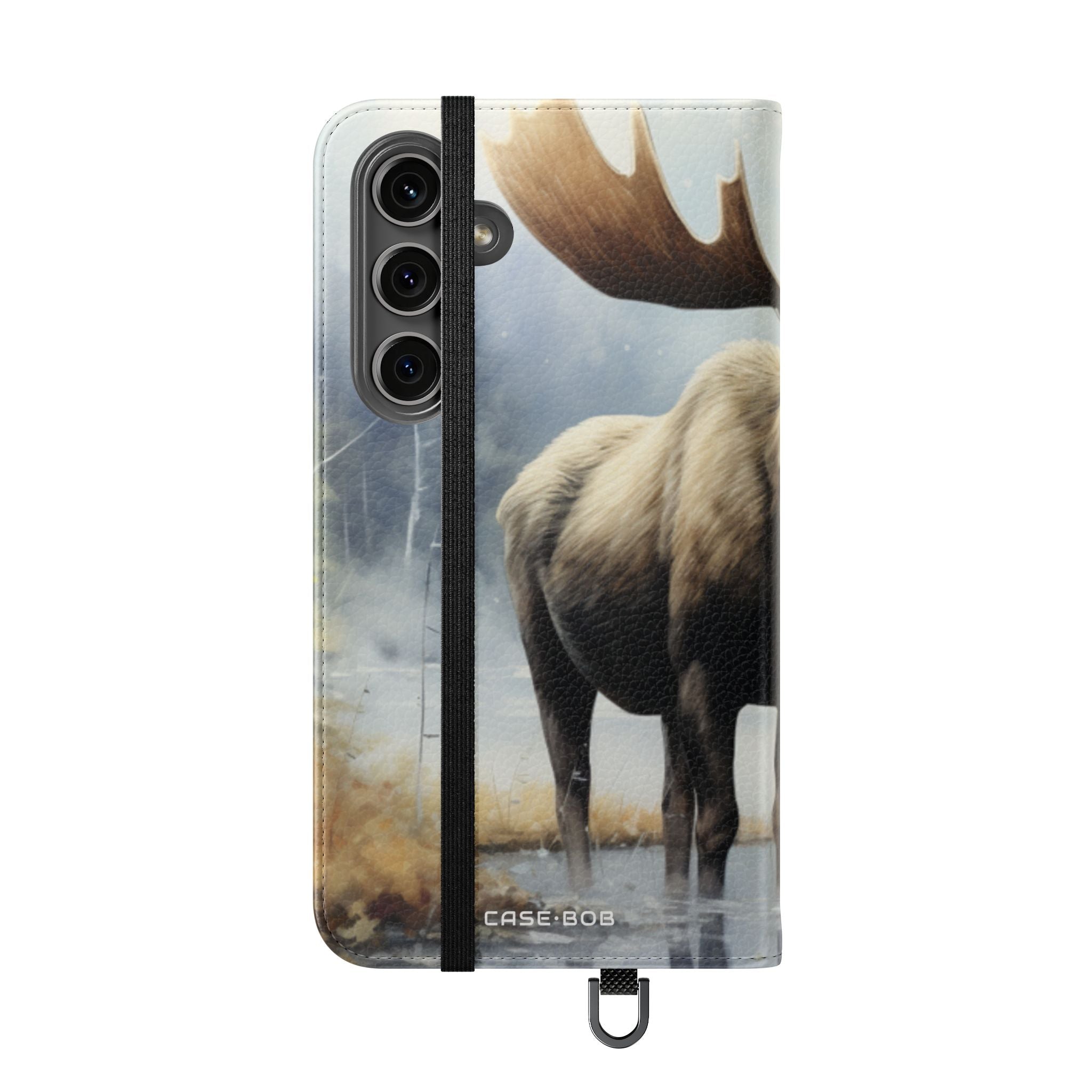 Misty Moose Reflection - Samsung S24 Plus Case - Wallet