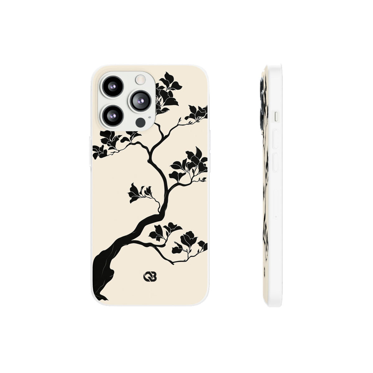 Ebony Magnolia · Lite Phone Case for iPhone · Beige