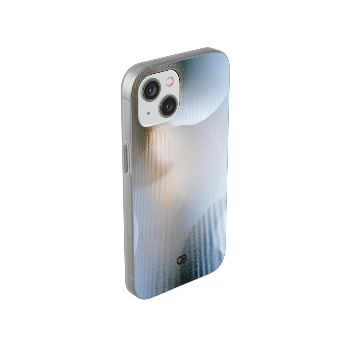 White Lite Phone Case for iPhone - Frosted Ribbed Sphere