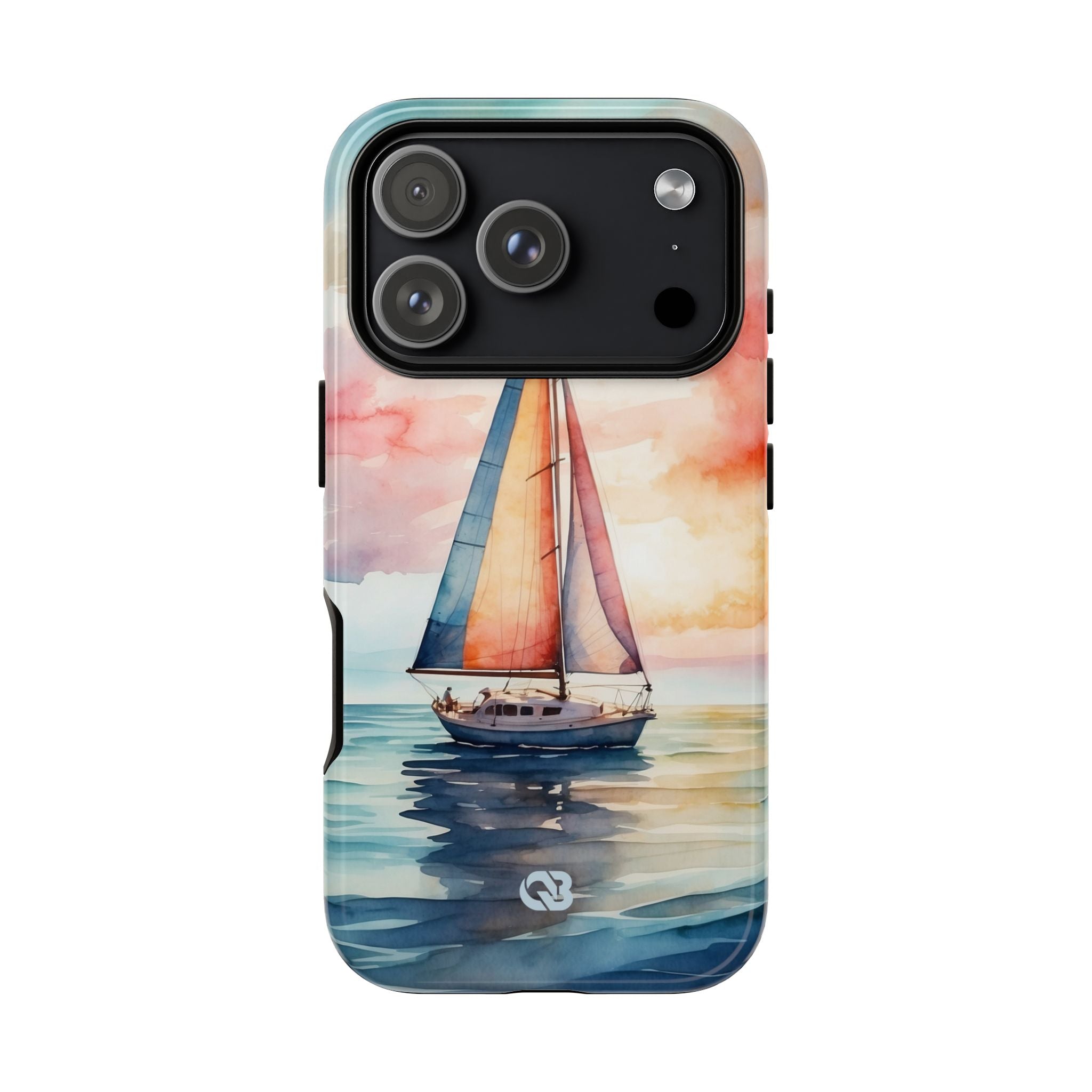 Crimson Horizon Sail · Tough Hoesje voor iPhone