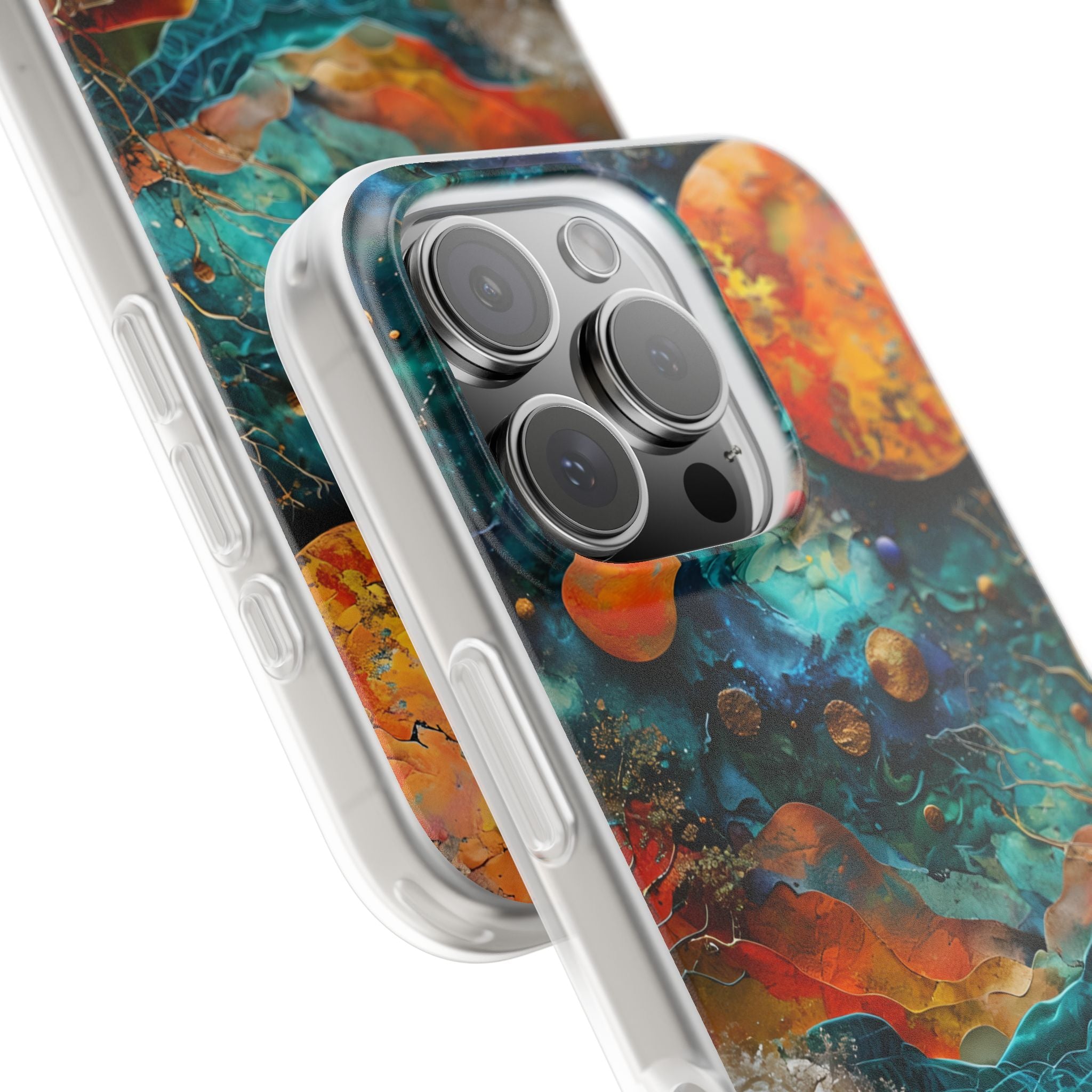 Copper Horizon Drift · Soft Mobilskal för iPhone