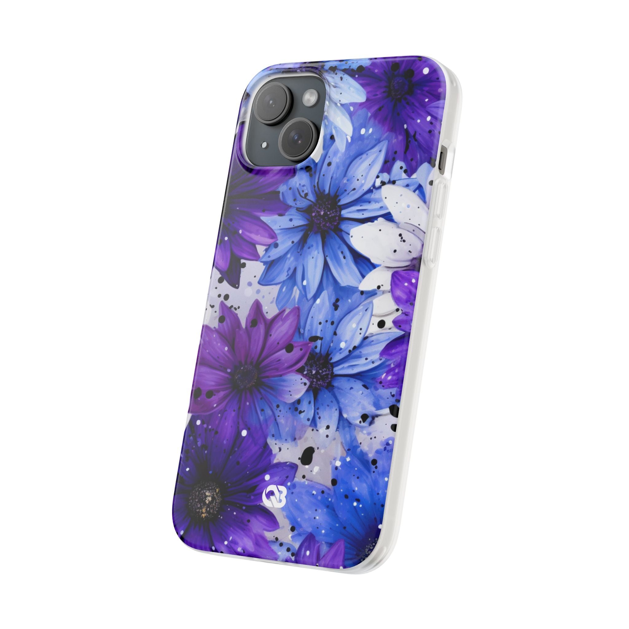 Ink Splatter Blooms · Soft Coque de téléphone pour iPhone