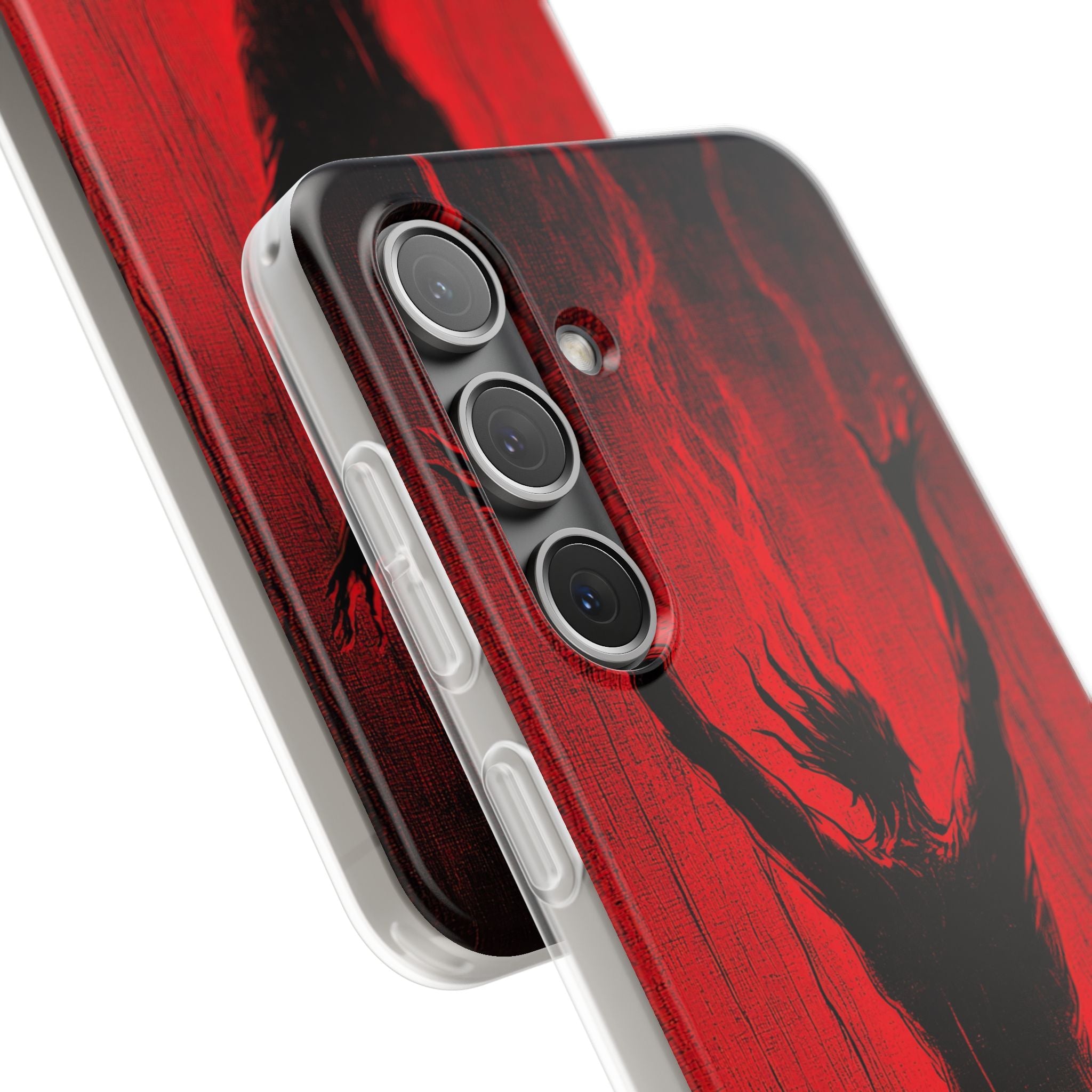 Crimson Shadow Ascent · Soft Coque de téléphone pour Samsung