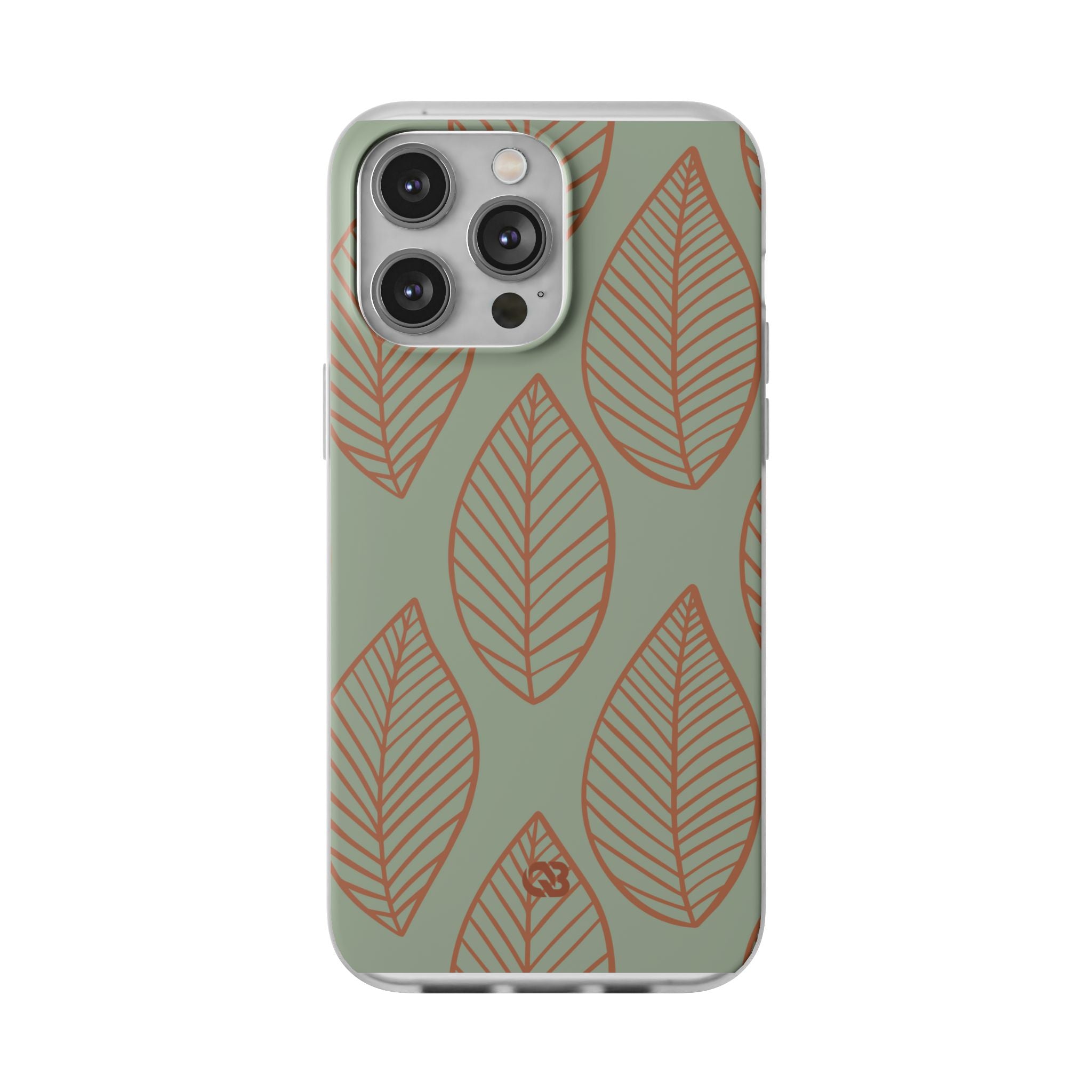 Sage Earth Leaves · Soft Phone Case for iPhone