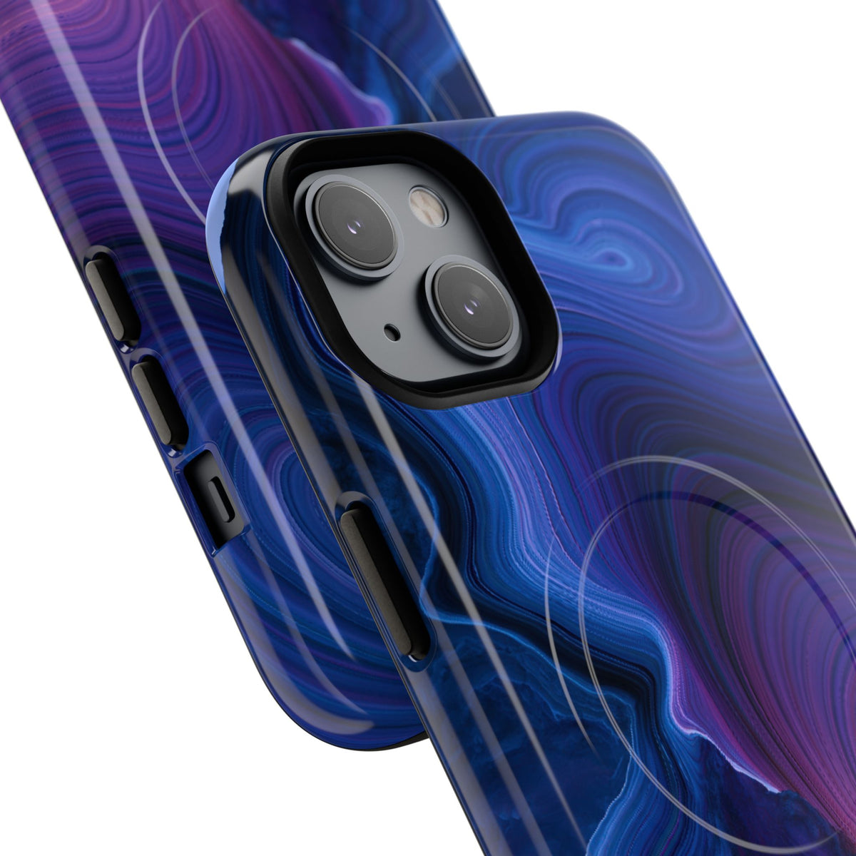 Radiant Strata · Tough 2.0 Magnetic Phone Case for iPhone · Blue