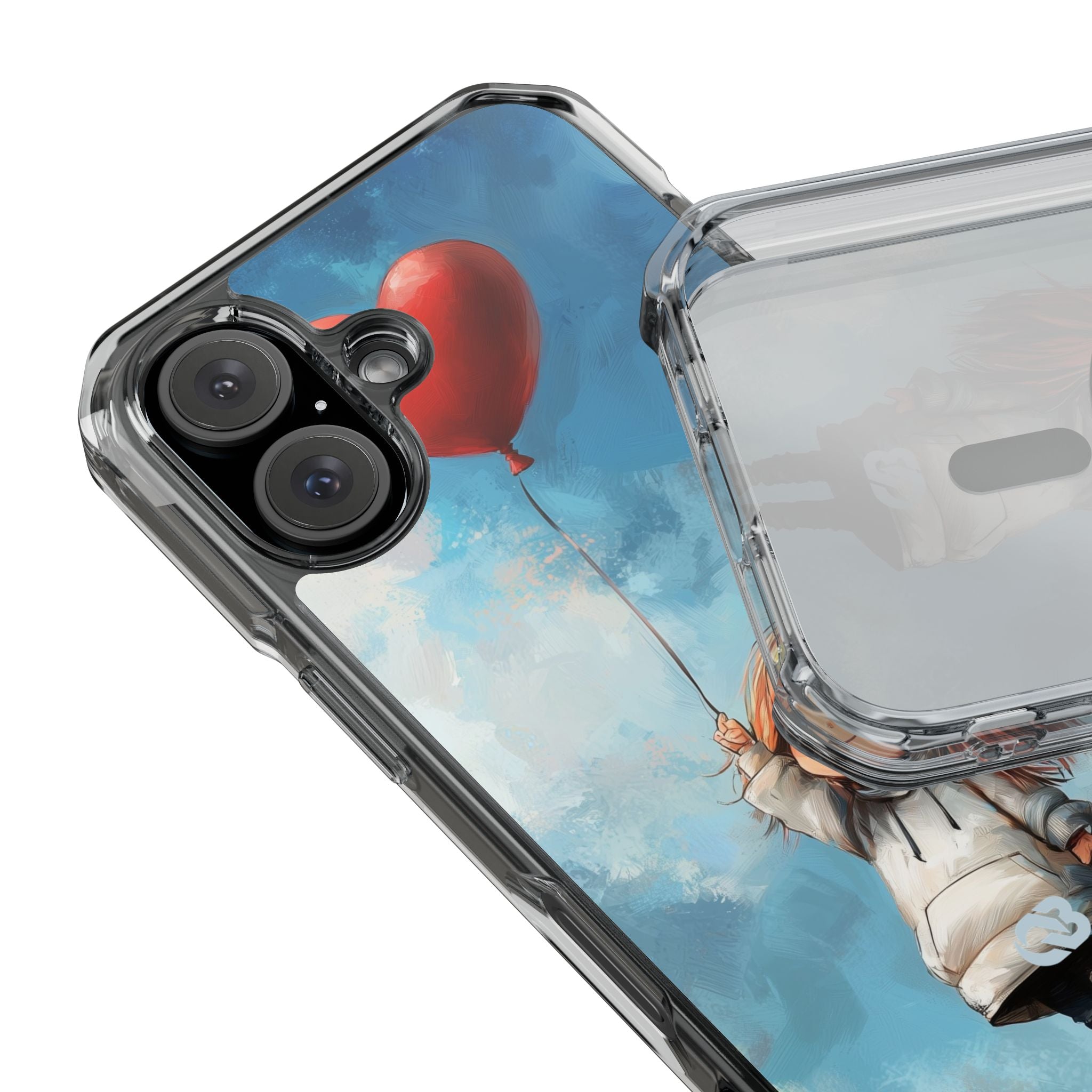 Crimson Heart Sky · Impact Phone Case for iPhone · Magsafe