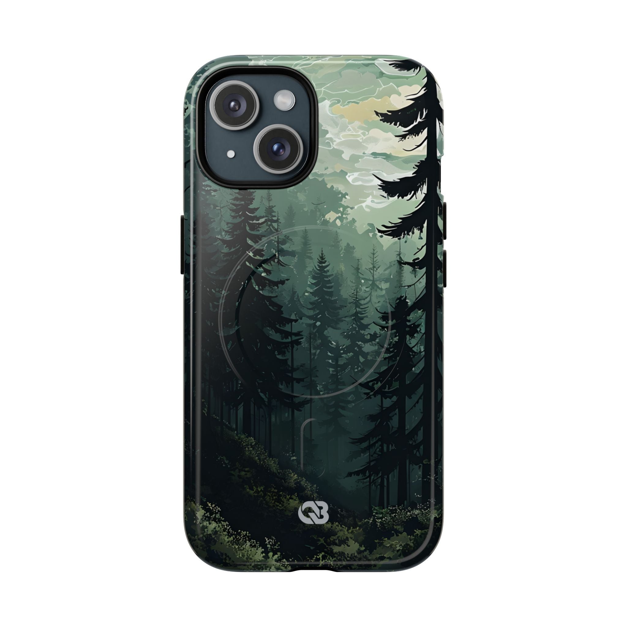 Misty Pine Shadow · Tough+ Phone Case for iPhone · Magsafe