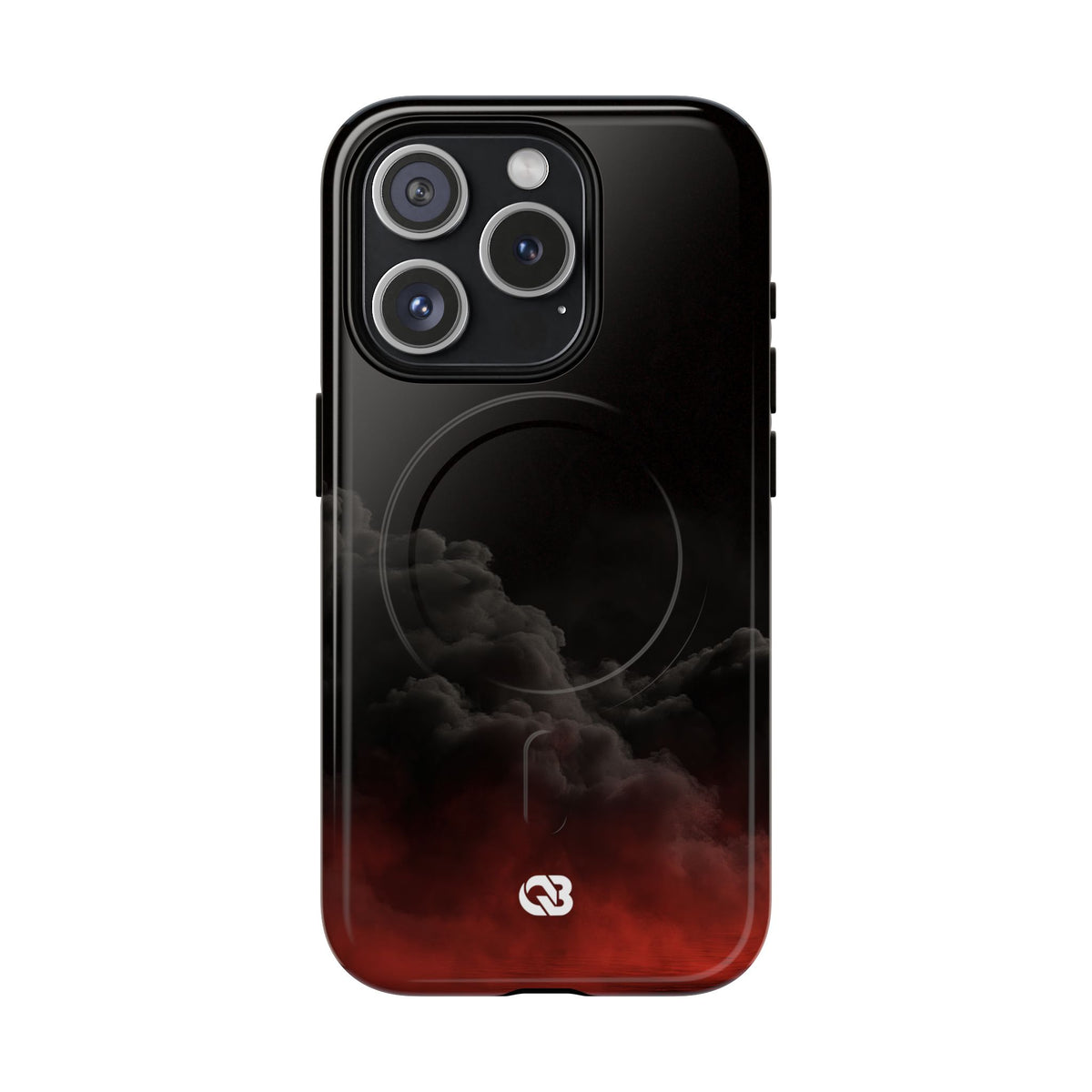 Crimson Fog Void · Tough 2.0 Magnetic Phone Case for iPhone · Black