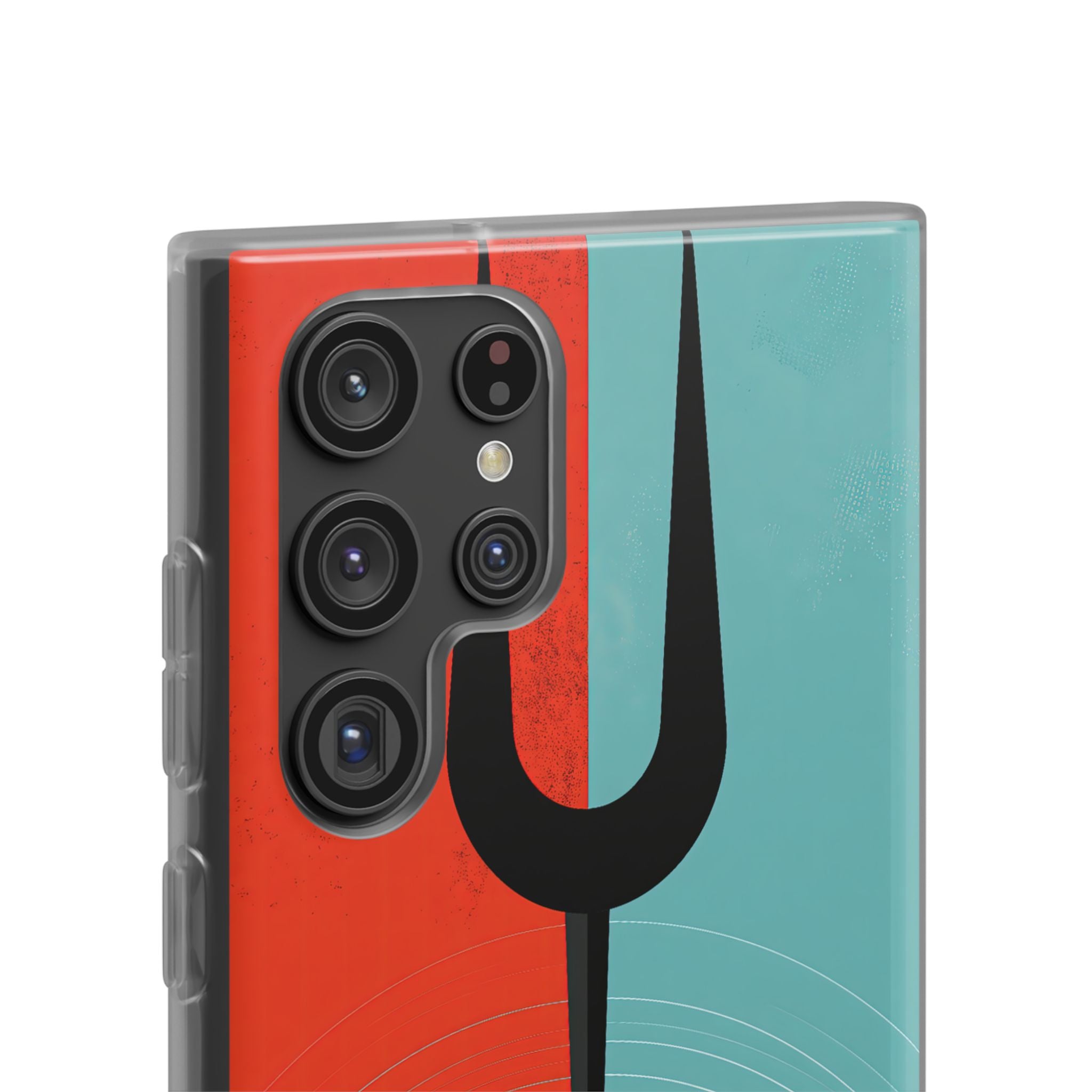 Teal Lite Phone Case for Samsung - Sonic Static Split
