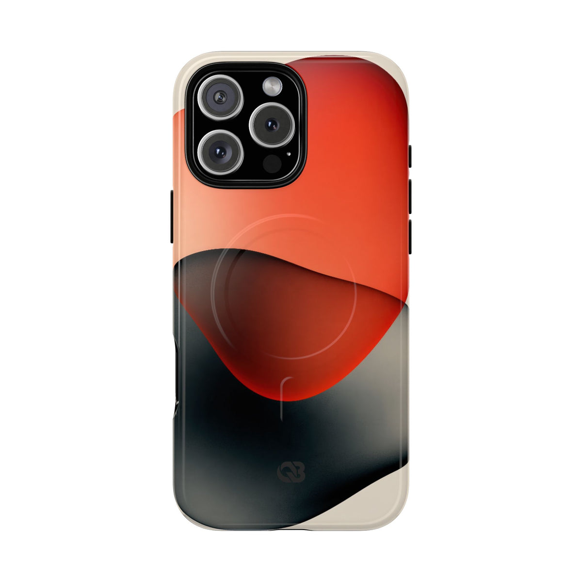 Translucent Crimson Form · Tough 2.0 Magnetic Phone Case for iPhone · Red