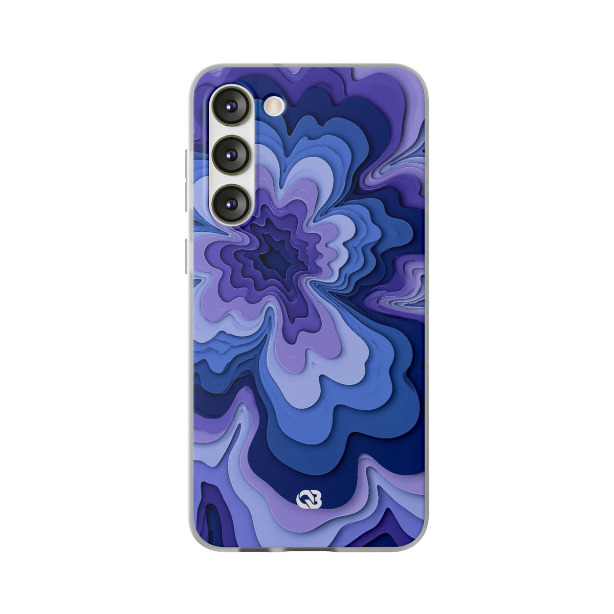 Periwinkle Strata Bloom · Lite Phone Case for Samsung · Purple