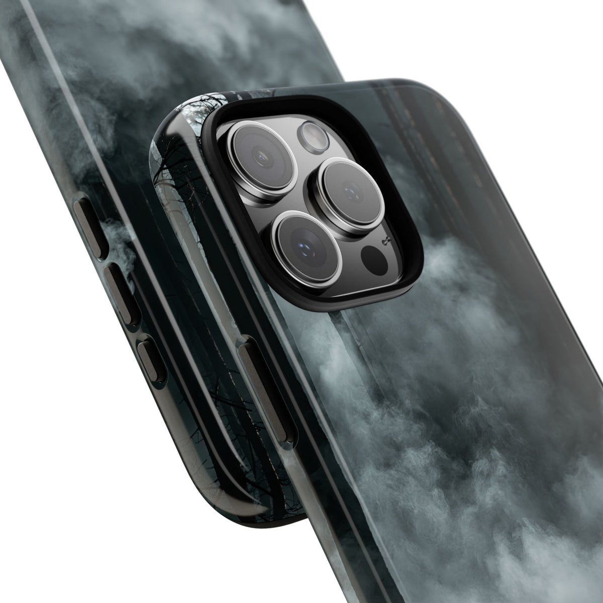 Shadowed Pine Mist · Tough Phone Case for iPhone · Black