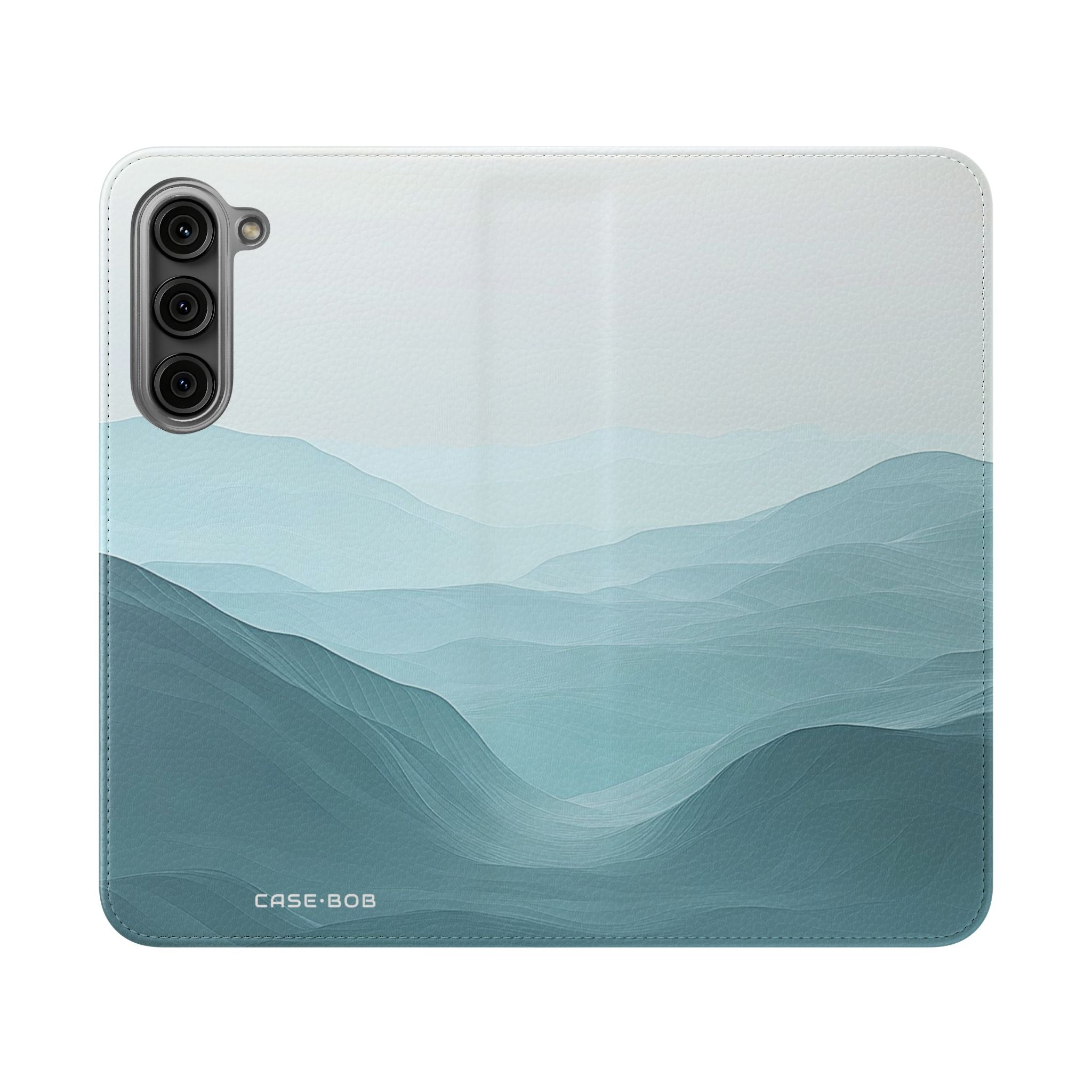 Teal Ridge Layers - Samsung S23+ Case - Wallet