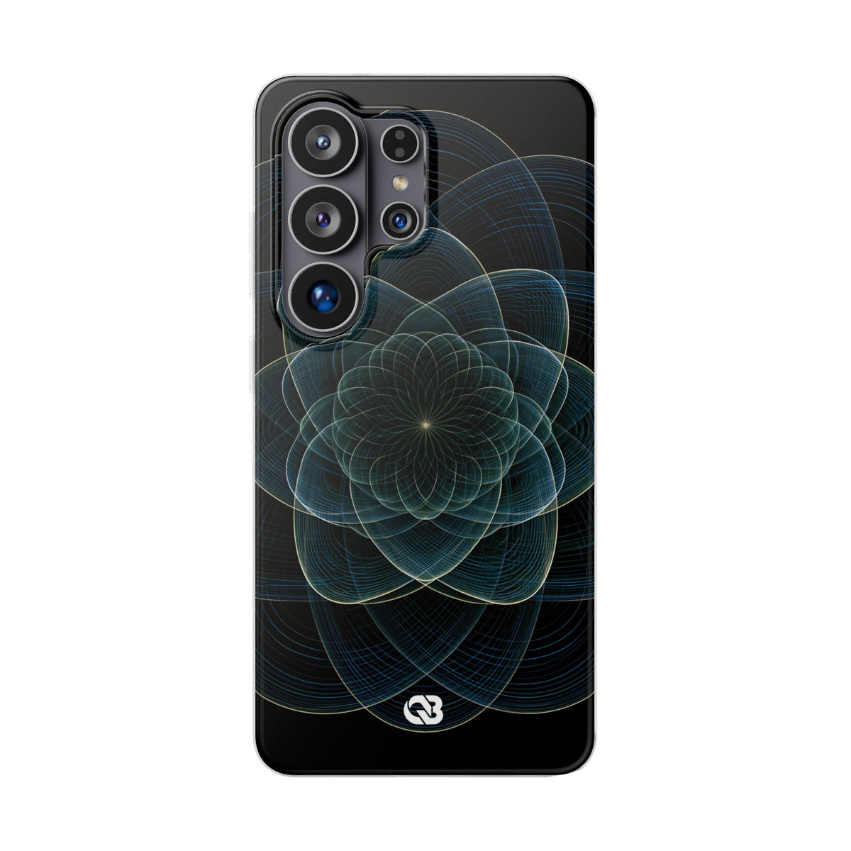 Blue Lite Phone Case for Samsung - Celestial Wireframe Bloom