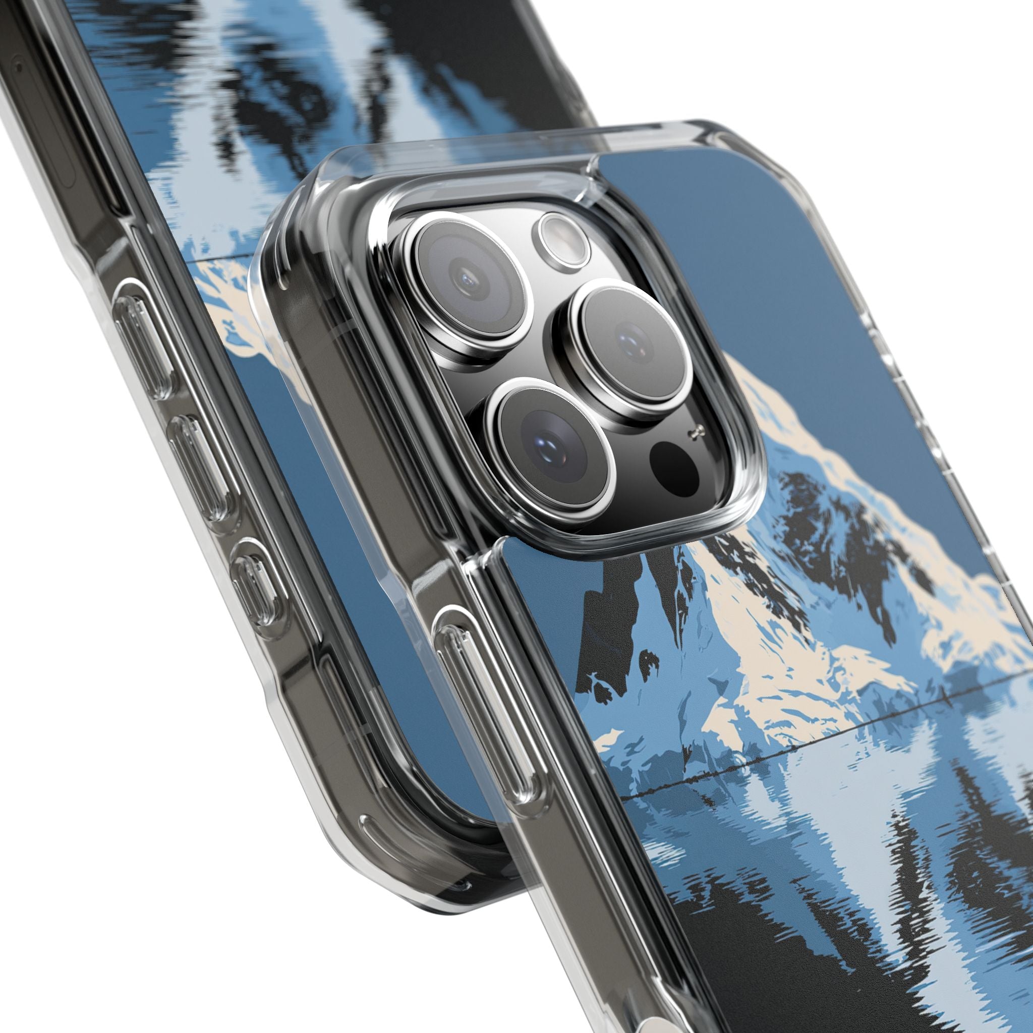 Blue Impact MagSafe Phone Case for iPhone - Arctic Summit Mirror